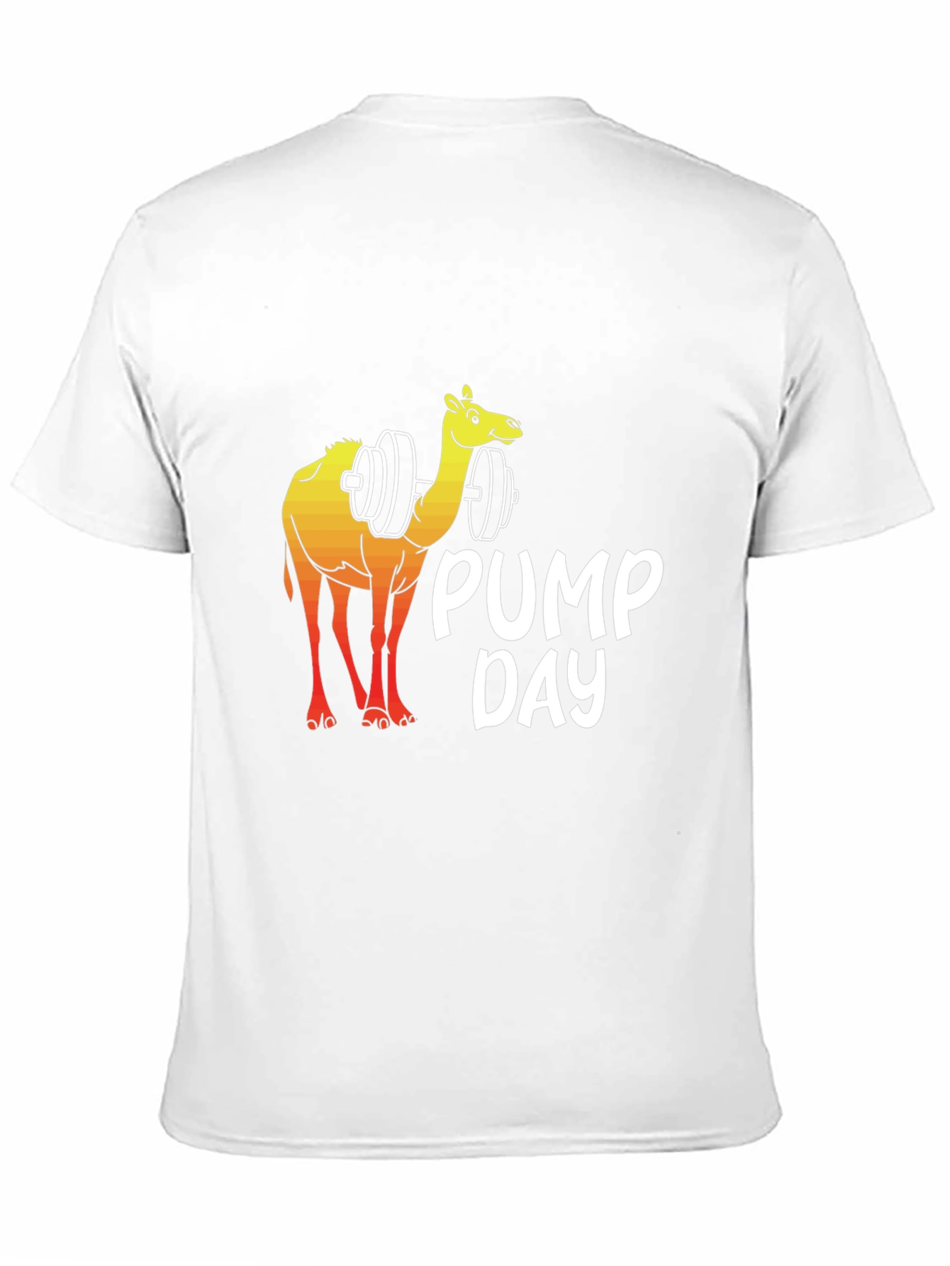 Workout Camel Graphic T-Shirt - Pump Day