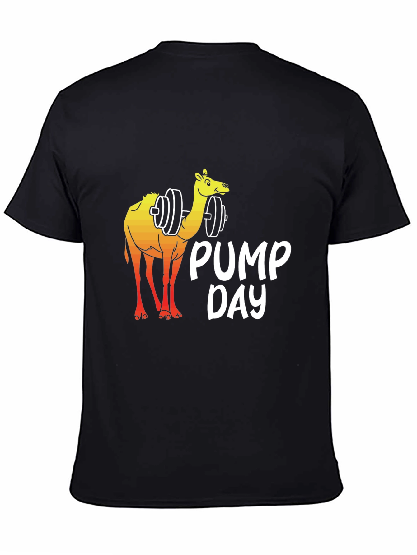 Workout Camel Graphic T-Shirt - Pump Day