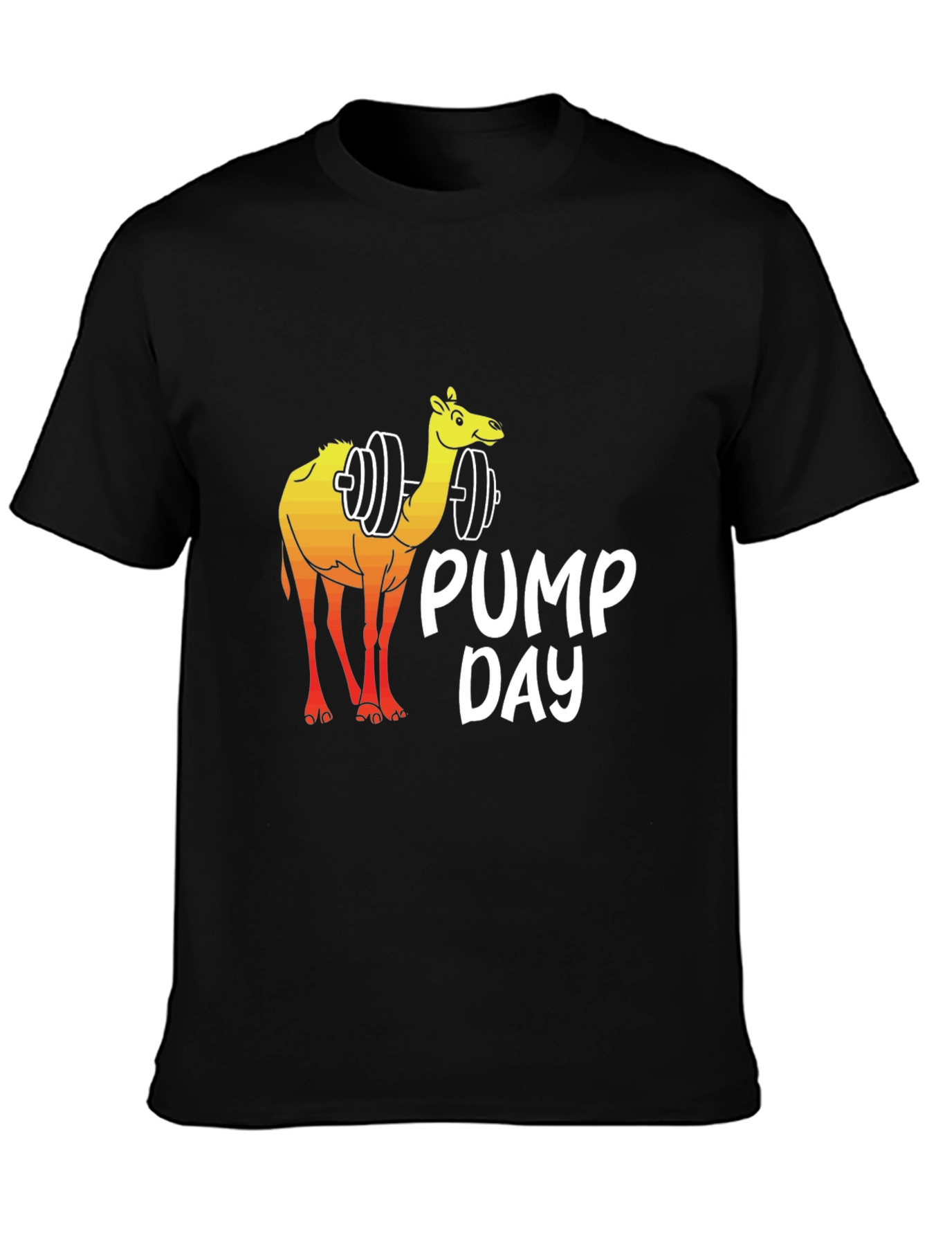 Workout Camel Graphic T-Shirt - Pump Day