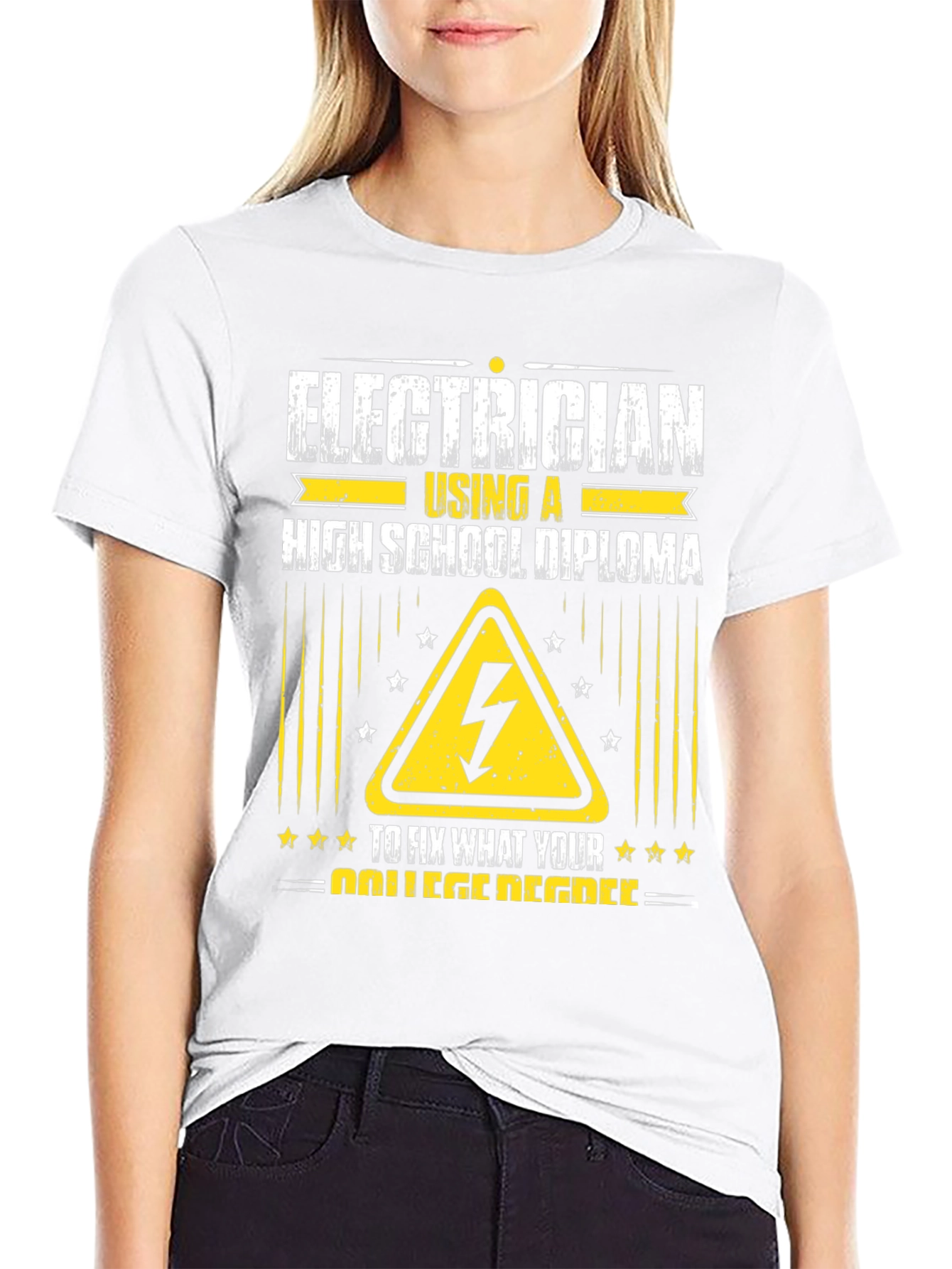 Electrician High School Diploma Funny T-Shirt