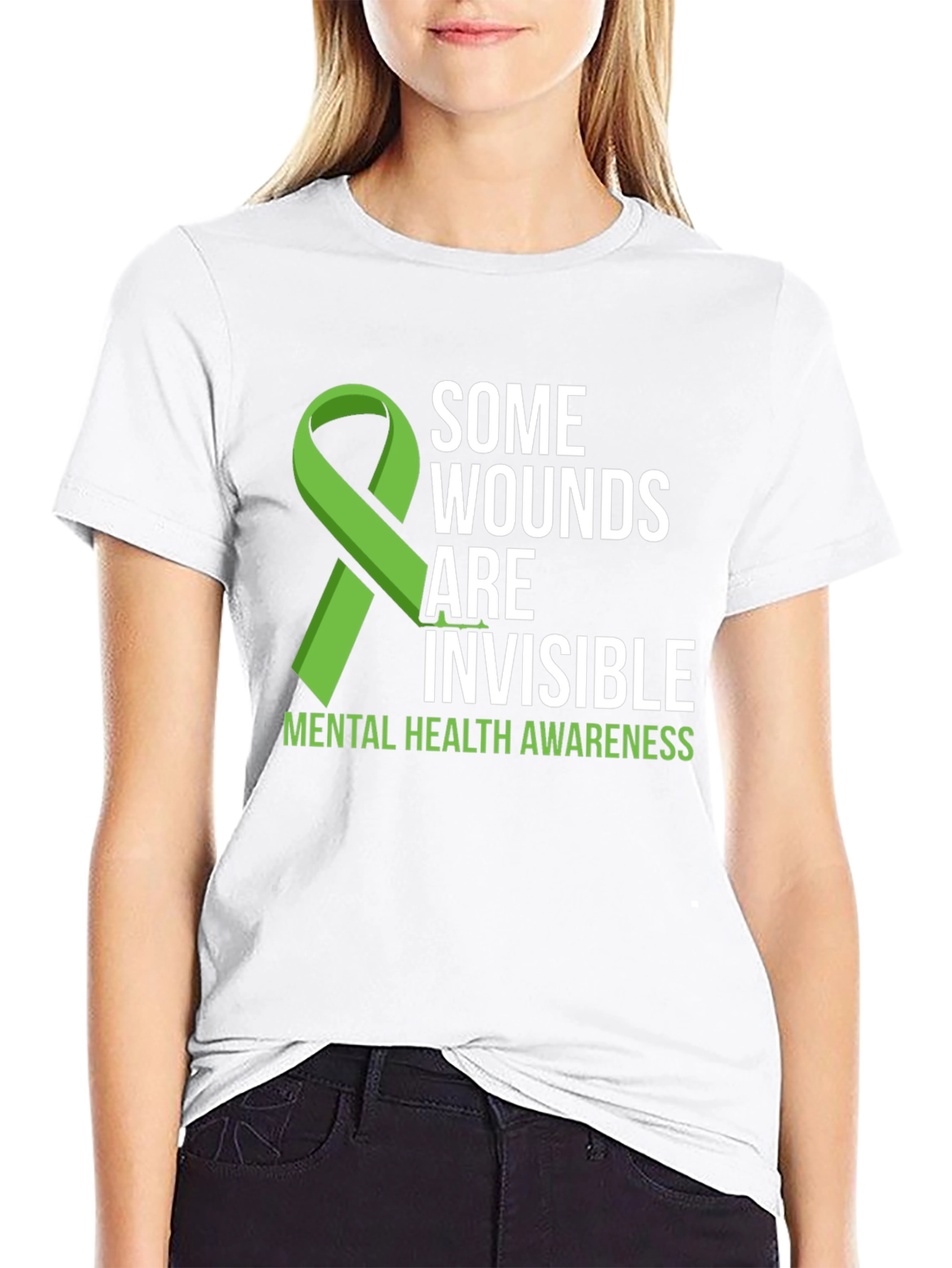 Mental Health Awareness Ribbon T-Shirt
