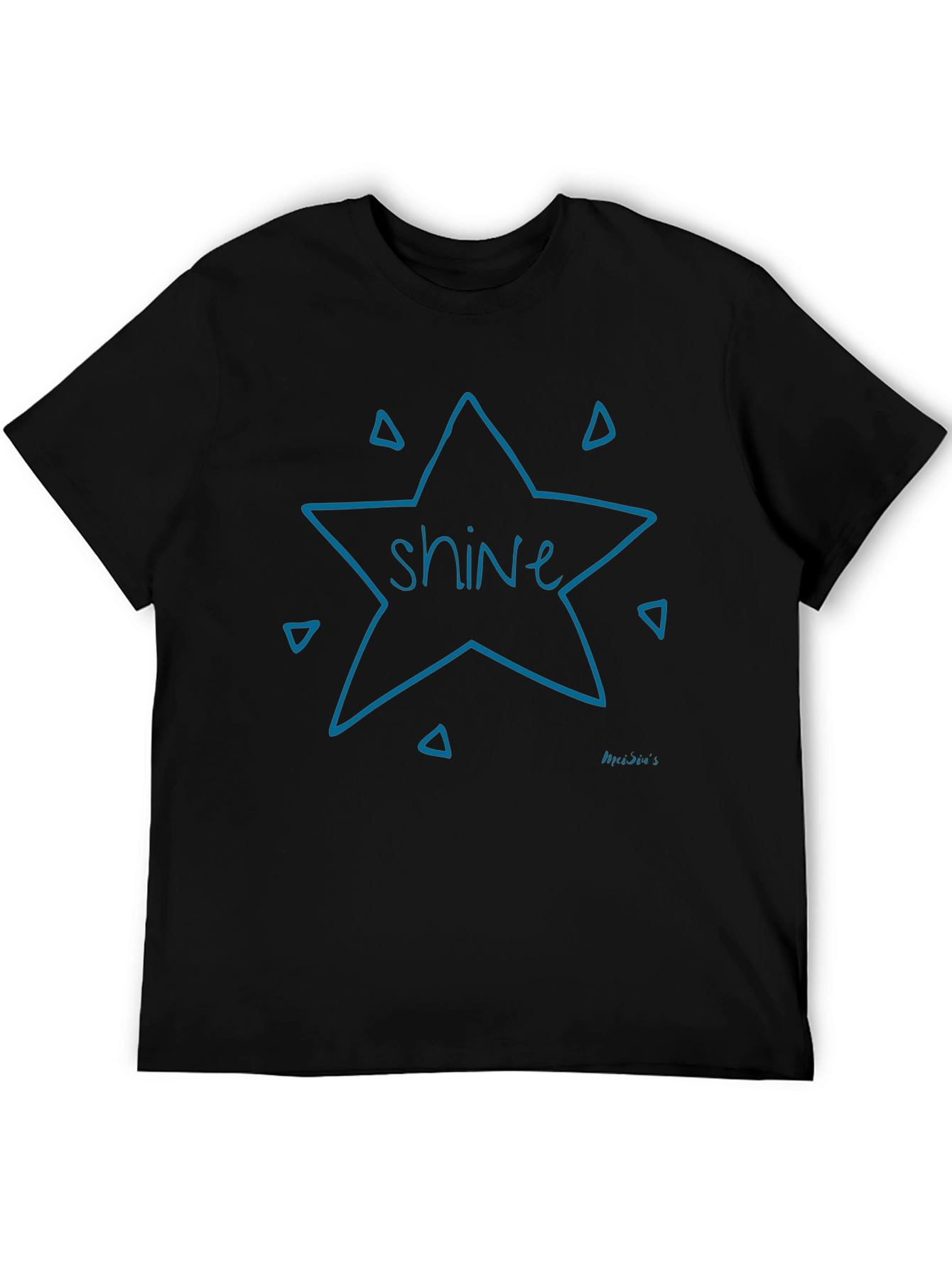 Shine Star Graphic T-Shirt - Black