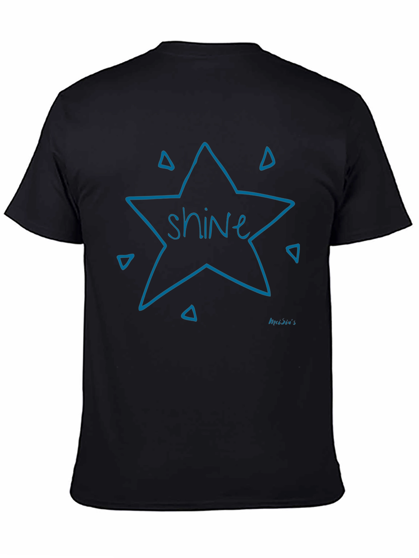 Shine Star Graphic T-Shirt - Black