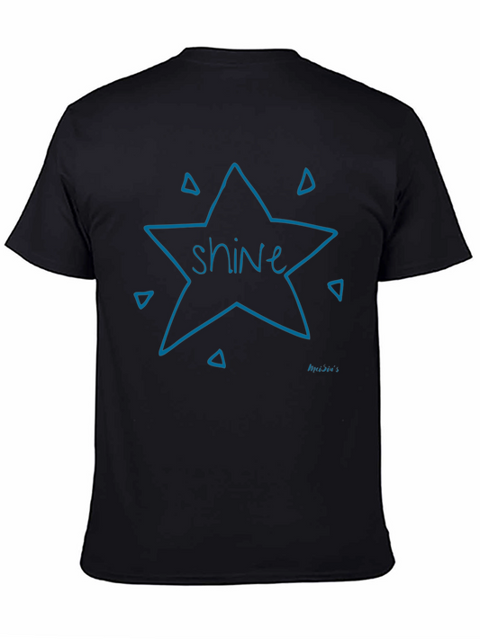 Shine Star Graphic T-Shirt - Black