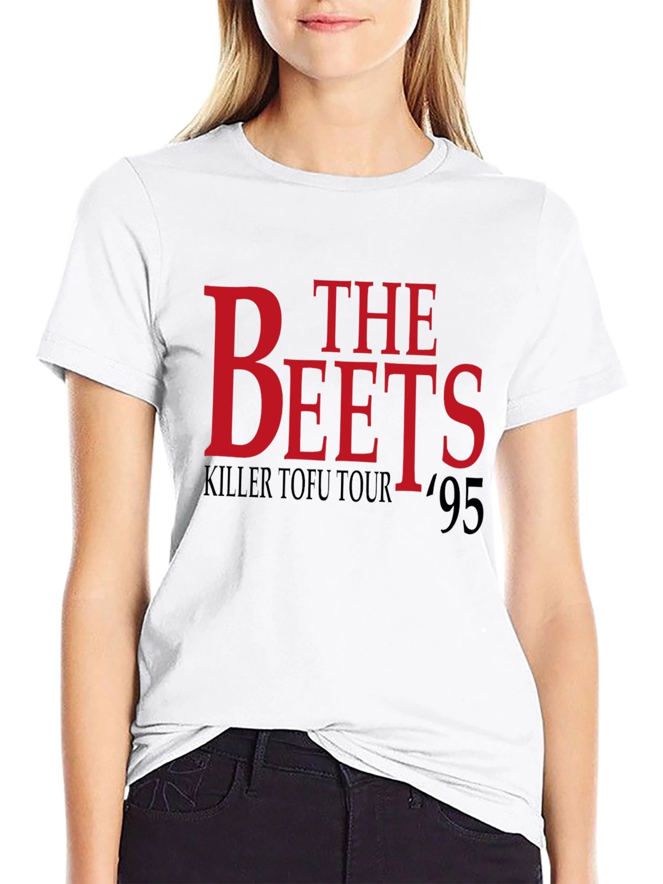 The Beets Killer Tofu Tour 95 Black T-Shirt
