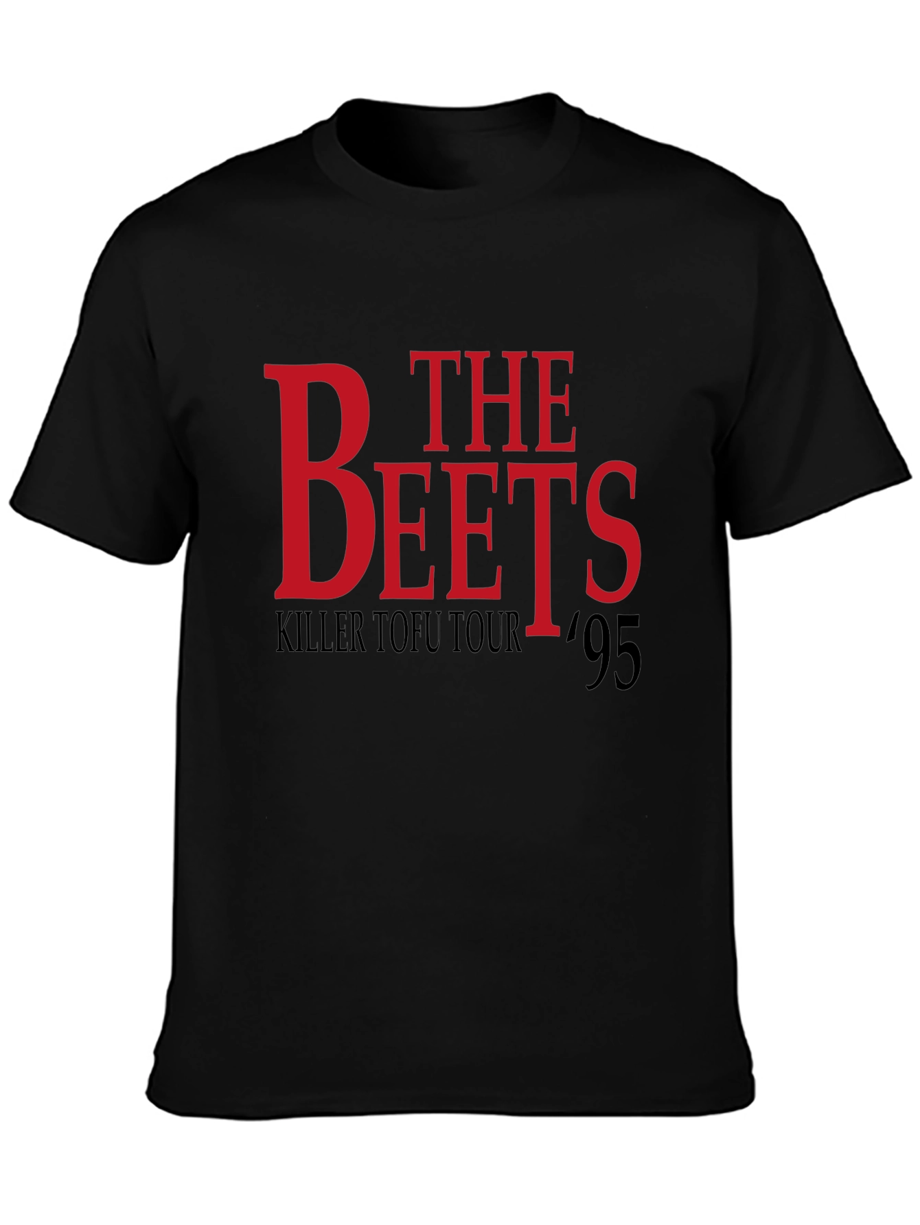 The Beets Killer Tofu Tour 95 Black T-Shirt