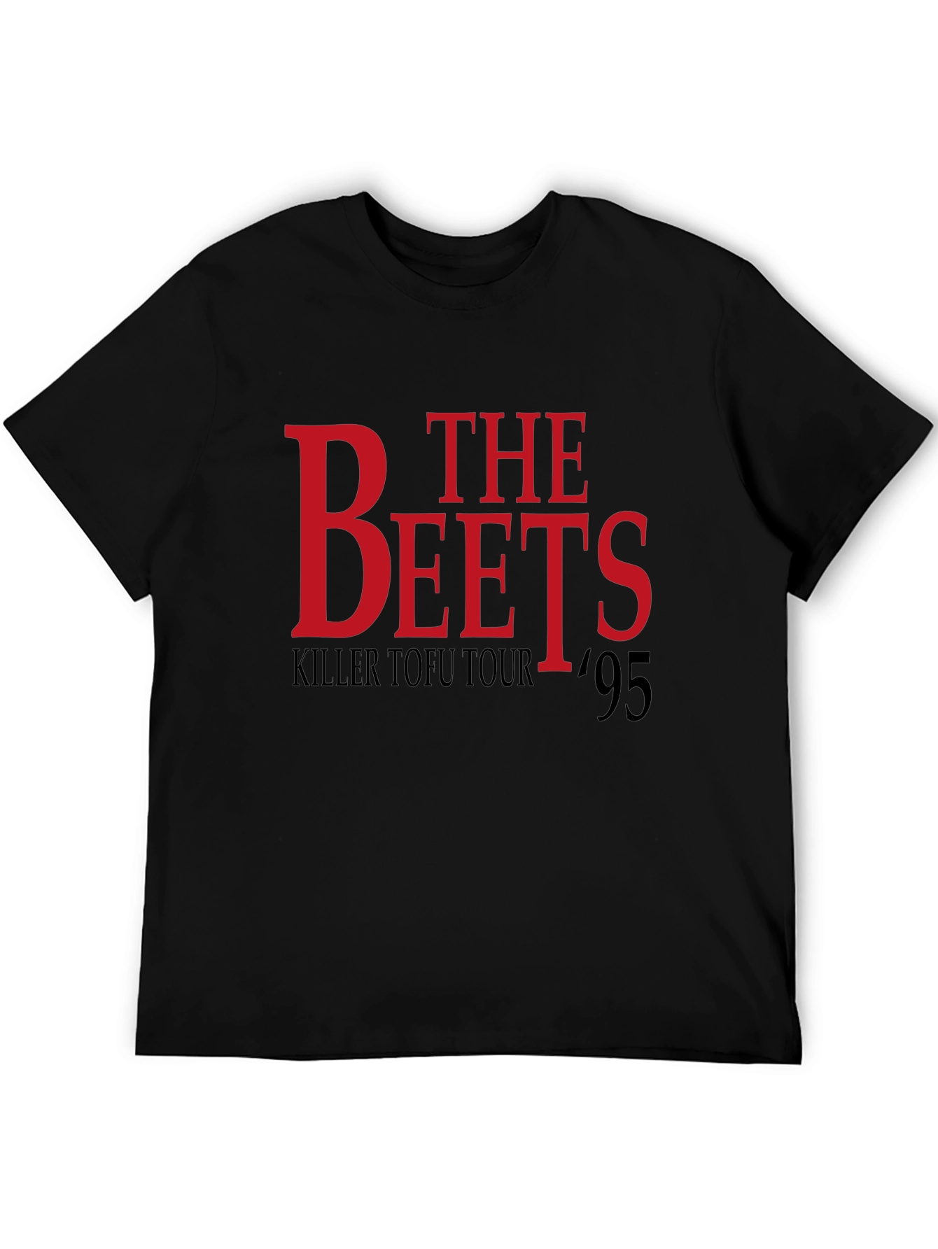 The Beets Killer Tofu Tour 95 Black T-Shirt