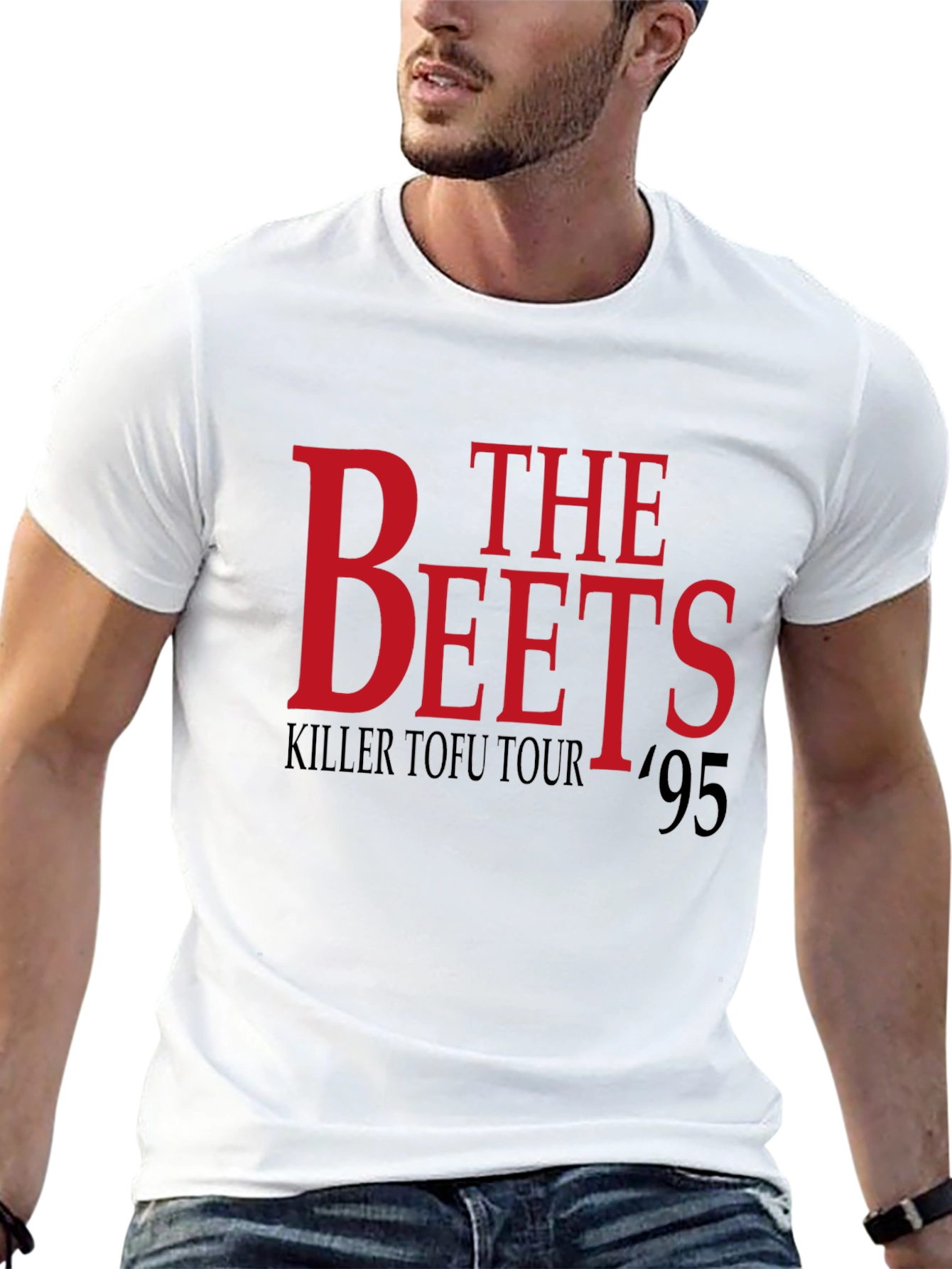 The Beets Killer Tofu Tour 95 Black T-Shirt