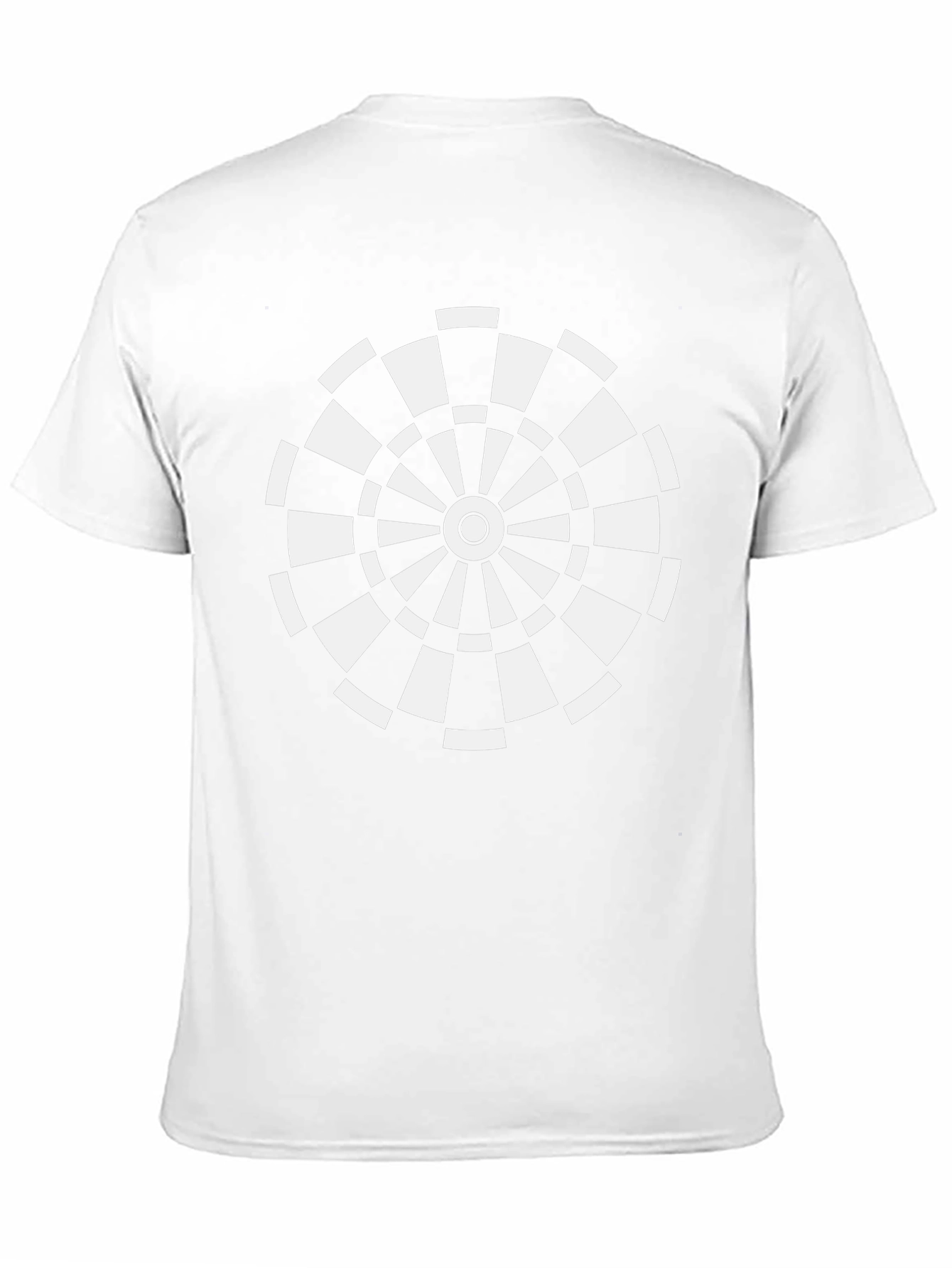 Dartboard Graphic Tee - Black Casual T-Shirt
