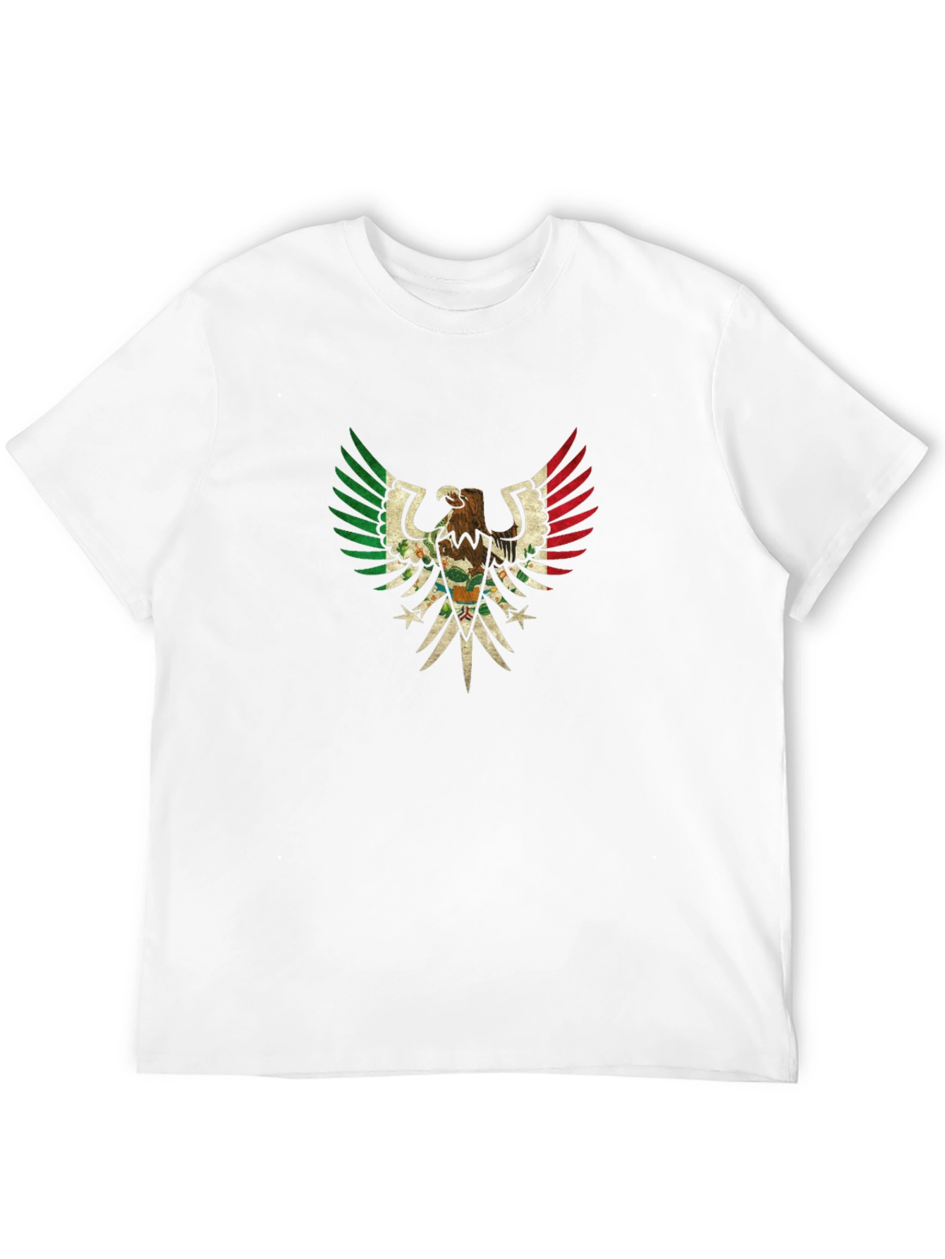 Mexican Eagle Flag T-Shirt - Black