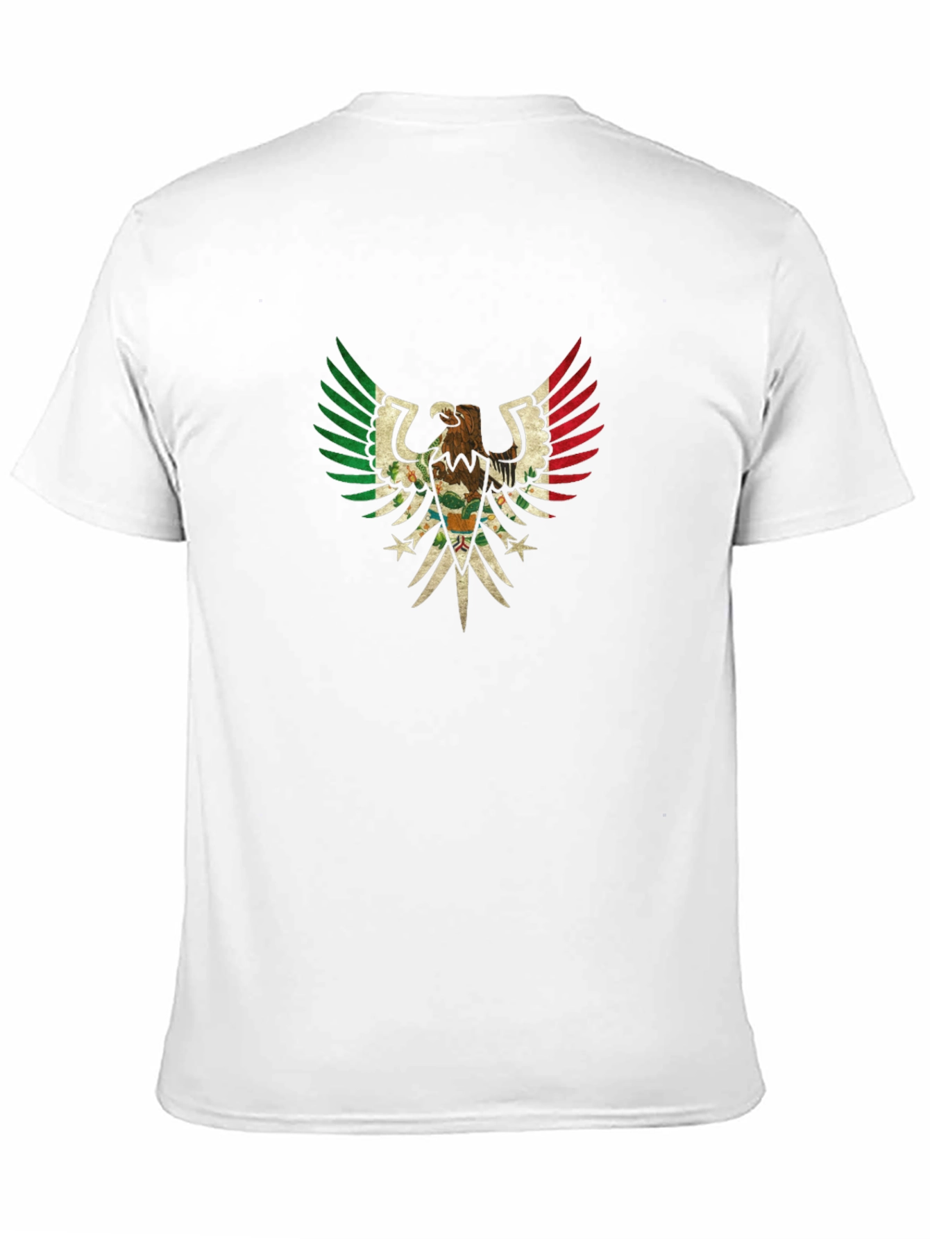 Mexican Eagle Flag T-Shirt - Black