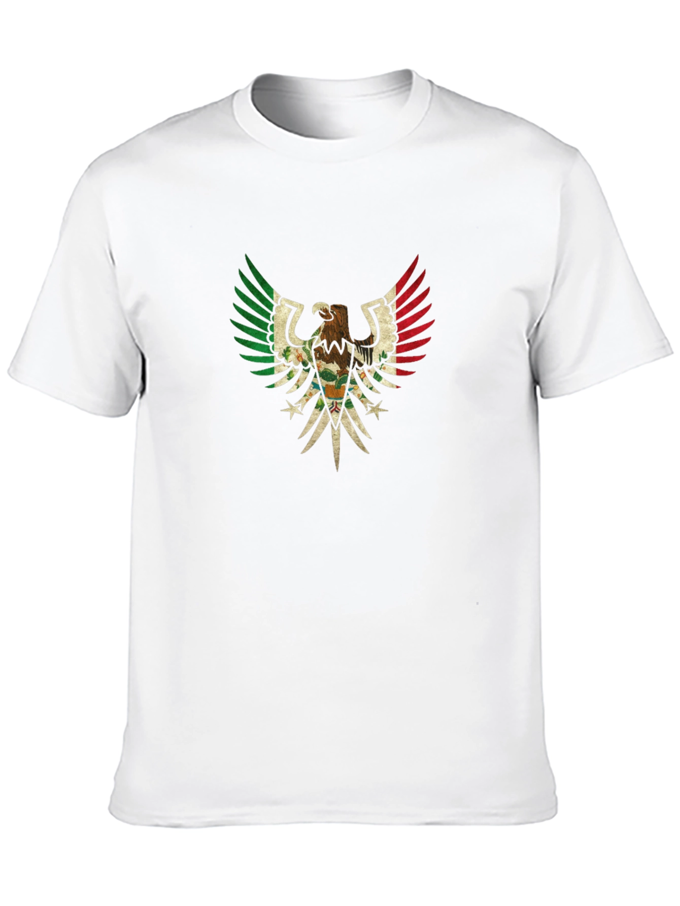 Mexican Eagle Flag T-Shirt - Black