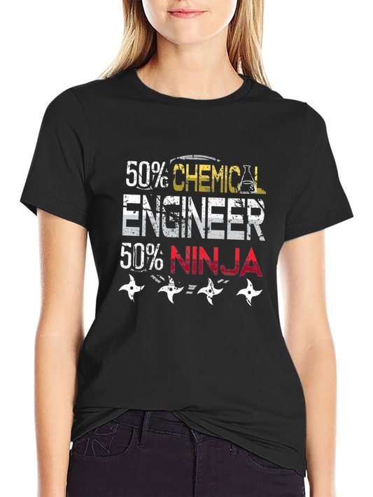 Chemical Engineer Ninja T-Shirt
