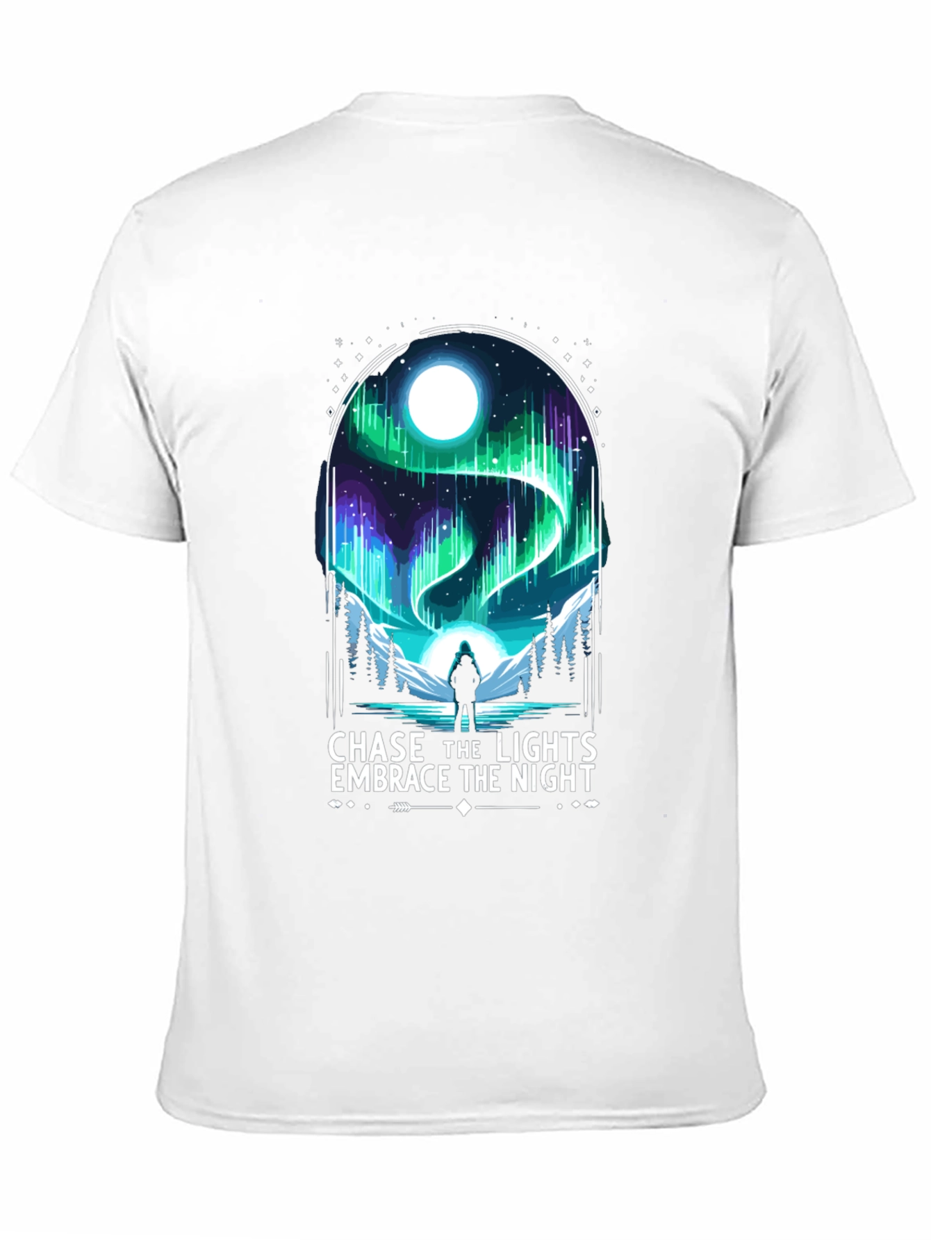 Chase the Lights Mens Black T-Shirt