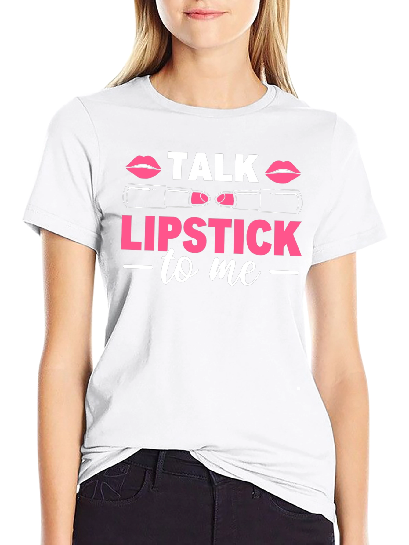 Talk Lipstick To Me Graphic T-Shirt