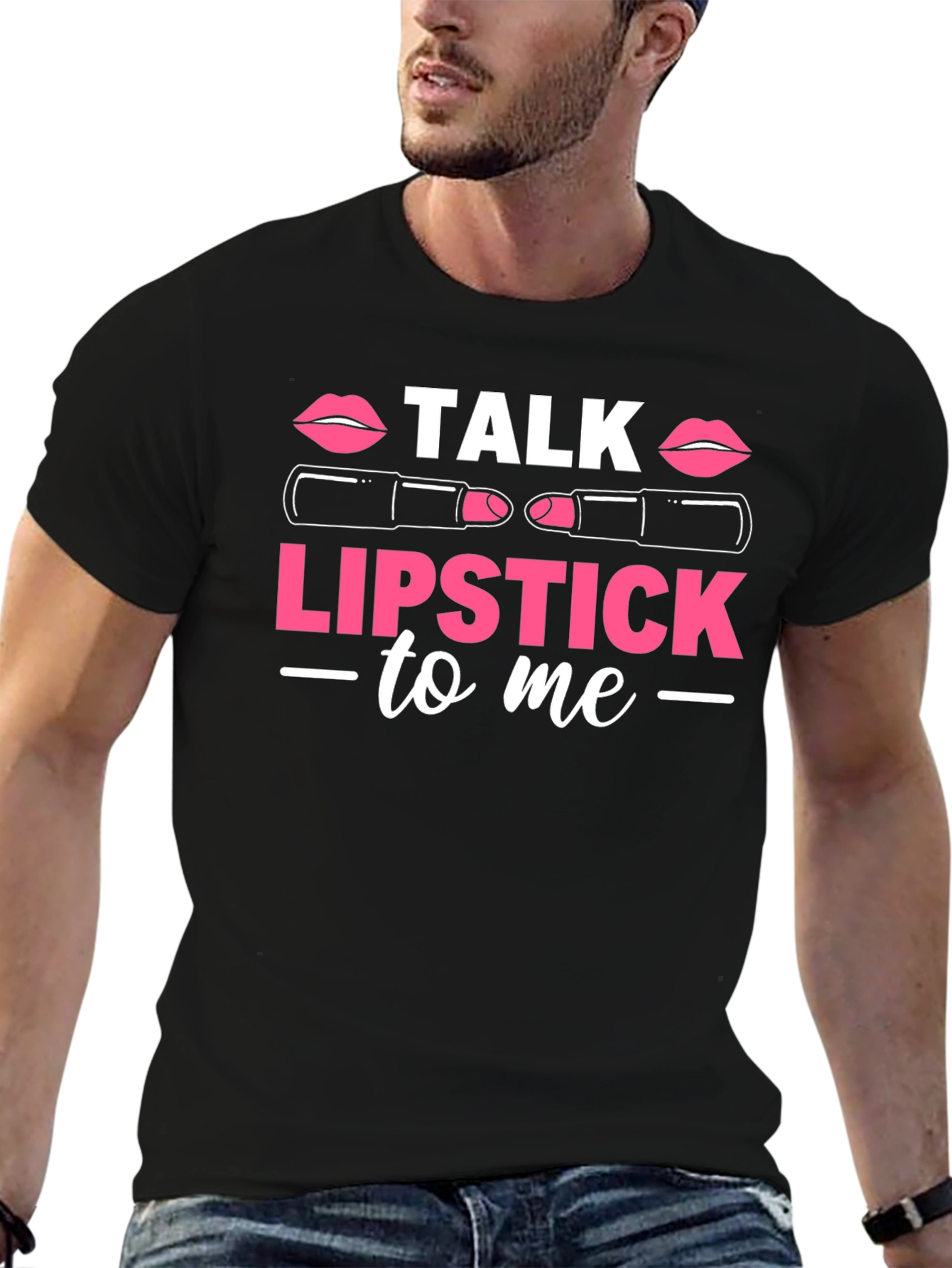 Talk Lipstick To Me Graphic T-Shirt