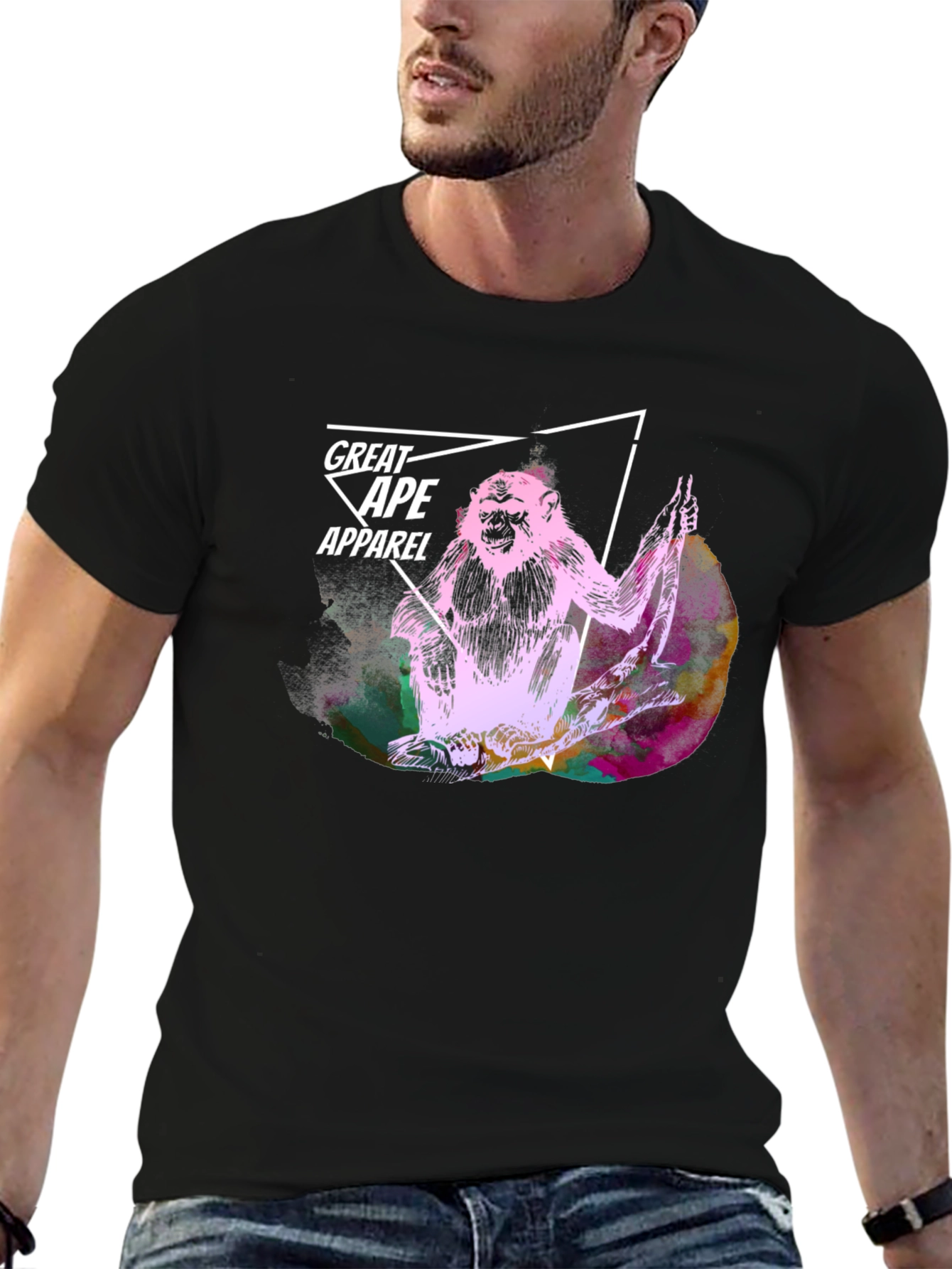 Great Ape Apparel Black T-Shirt
