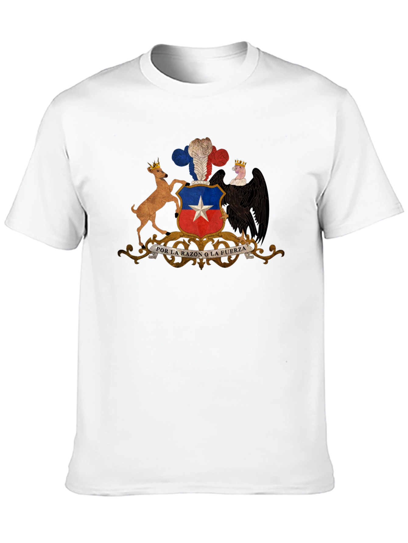 Chile Coat of Arms T-Shirt - Black
