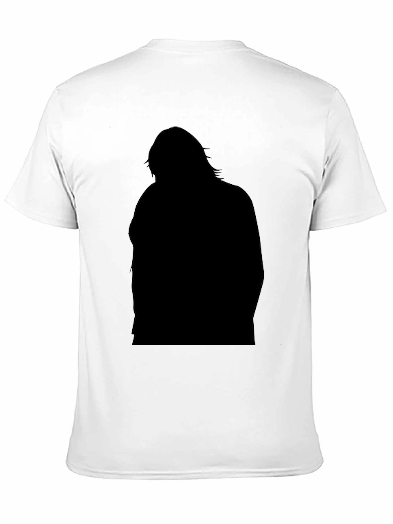 Silhouette Graphic Black T-Shirt for Men