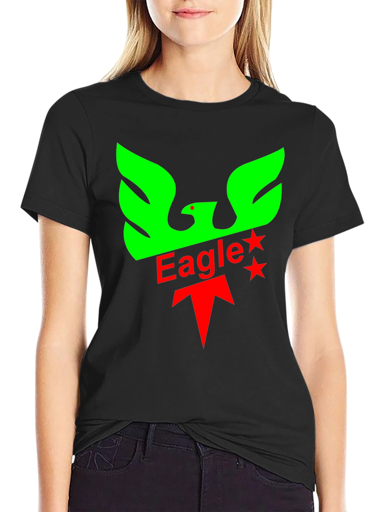 Eagle Graphic Black T-Shirt