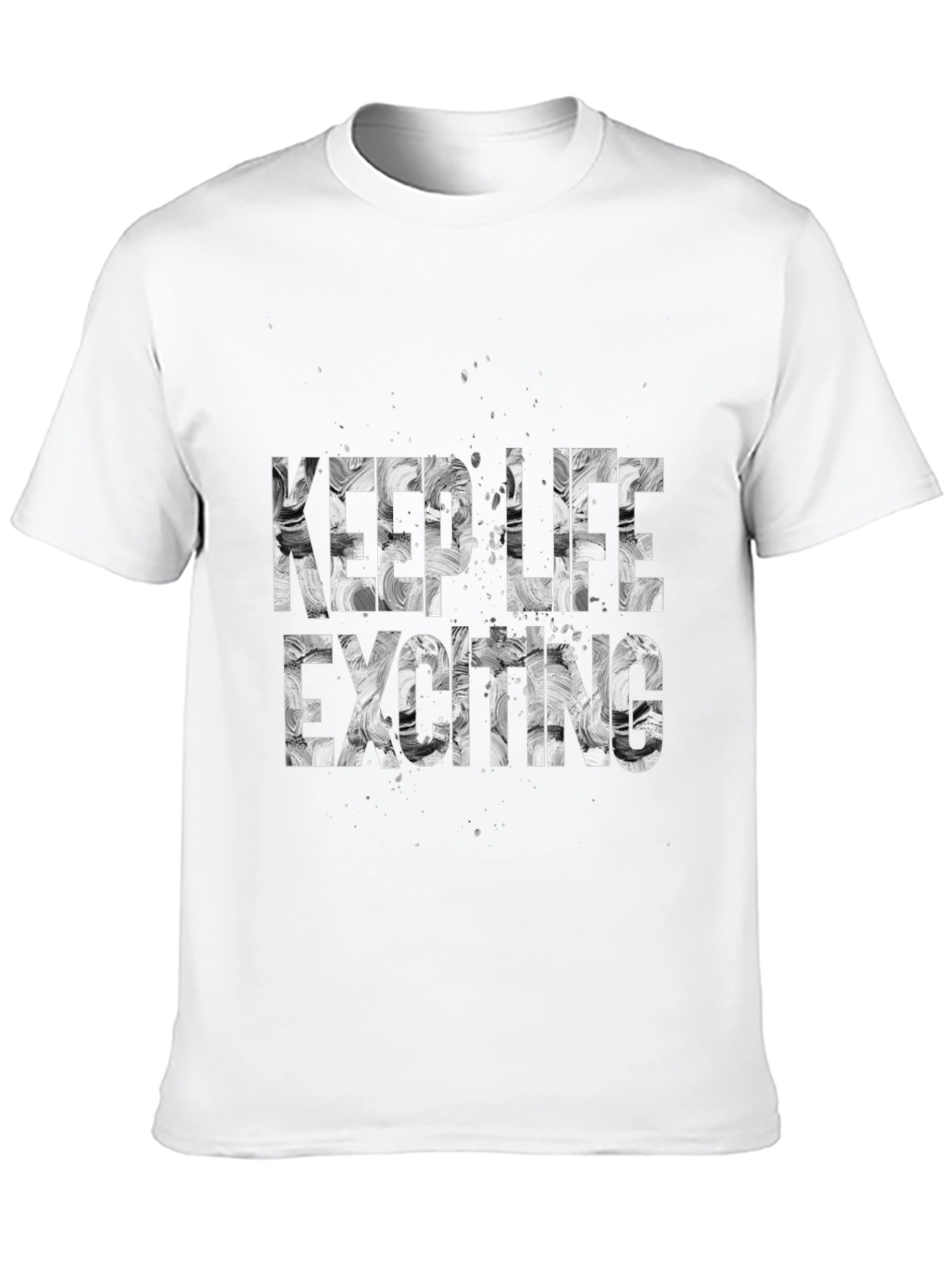 Keep Life Exciting T-Shirt - Black