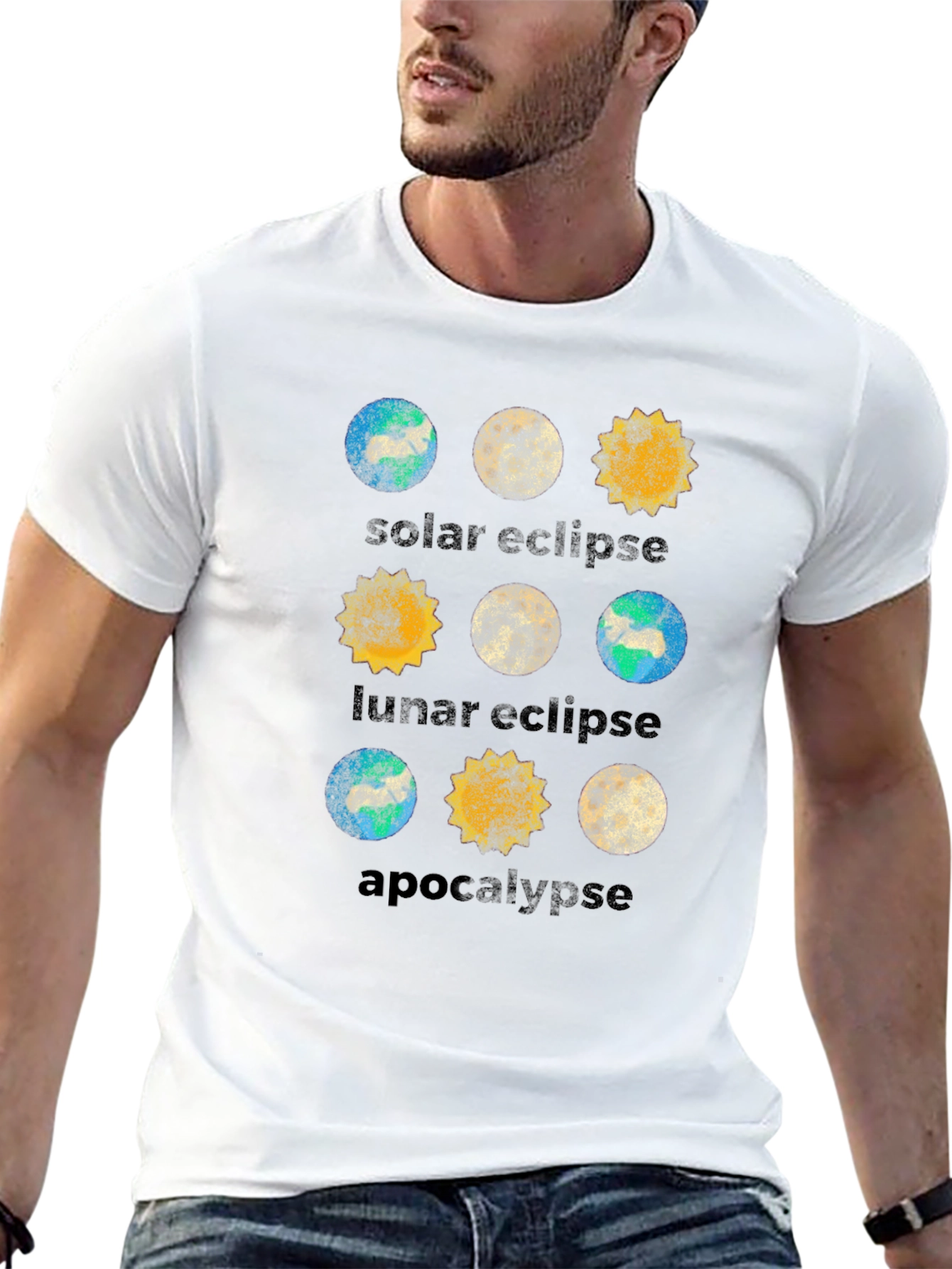 Eclipse & Apocalypse Graphic Print Tee