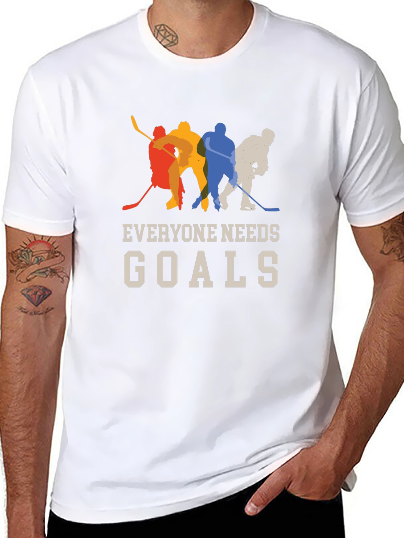 Hockey Goals T-Shirt - Everyone Needs Goals!