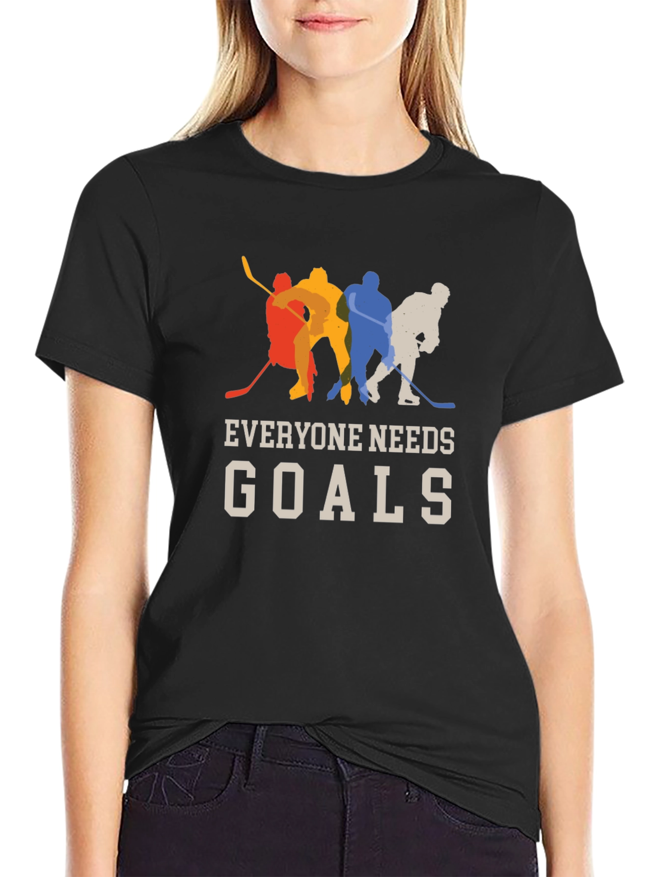 Hockey Goals T-Shirt - Everyone Needs Goals!