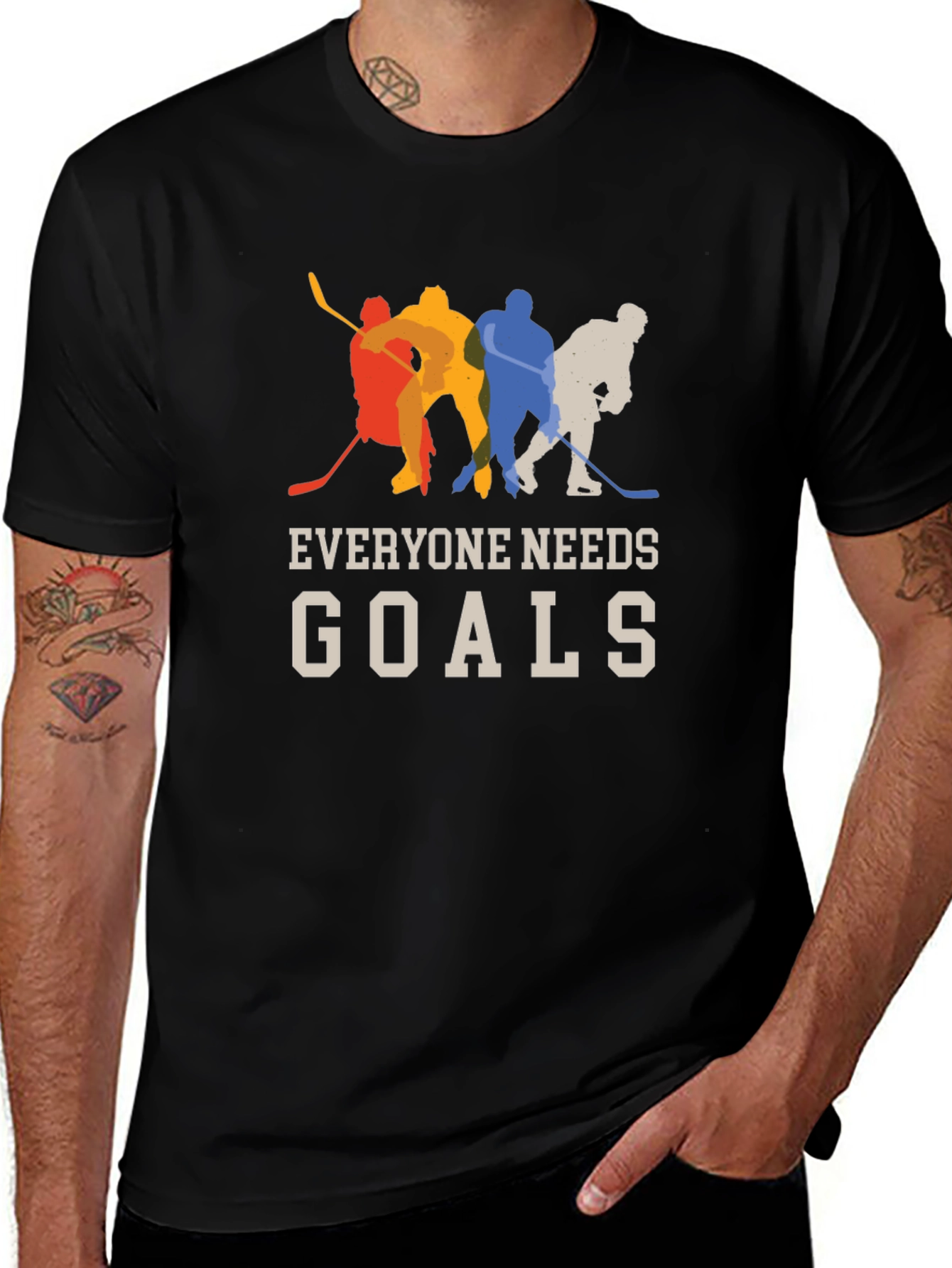 Hockey Goals T-Shirt - Everyone Needs Goals!