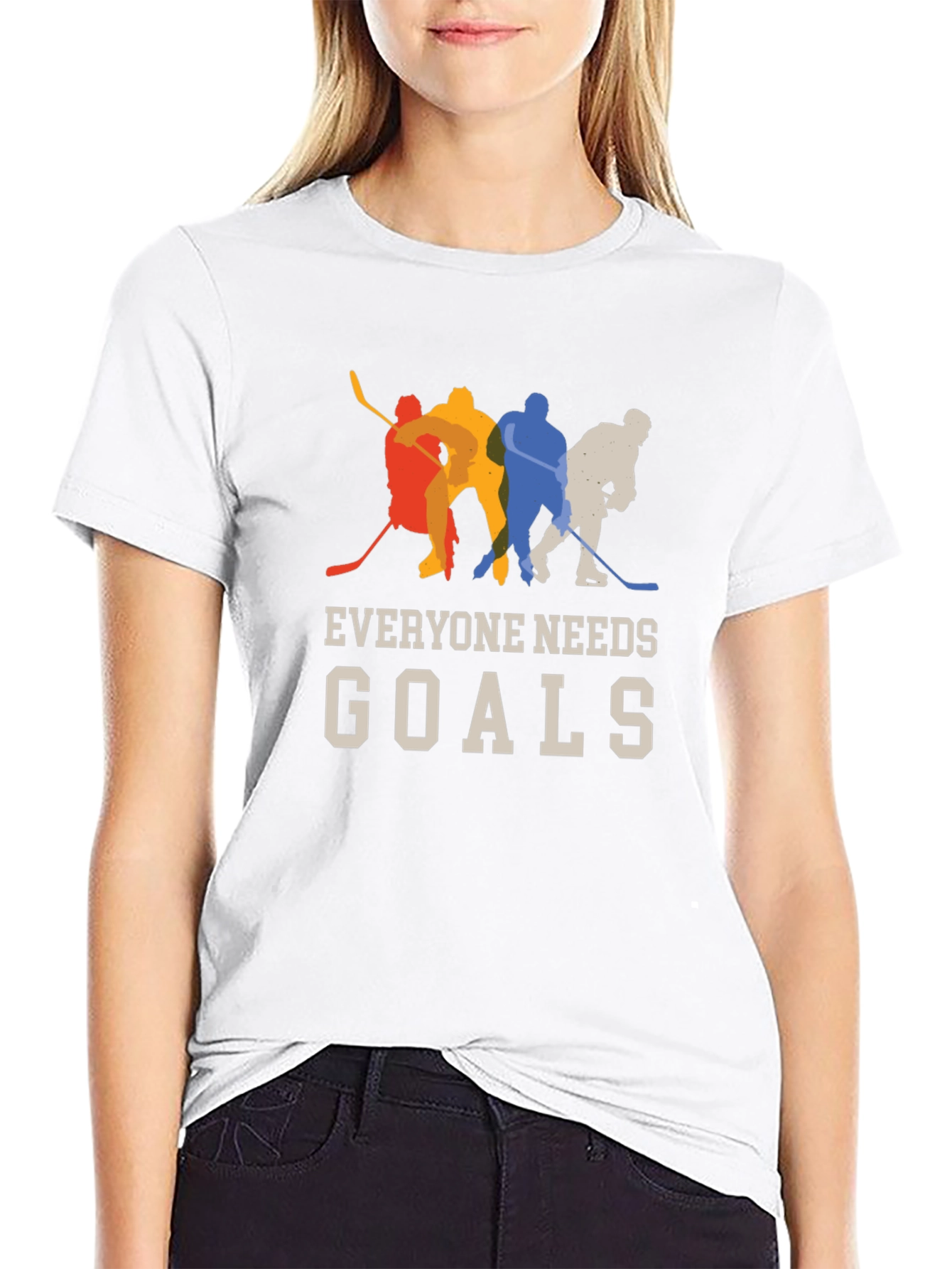 Hockey Goals T-Shirt - Everyone Needs Goals!