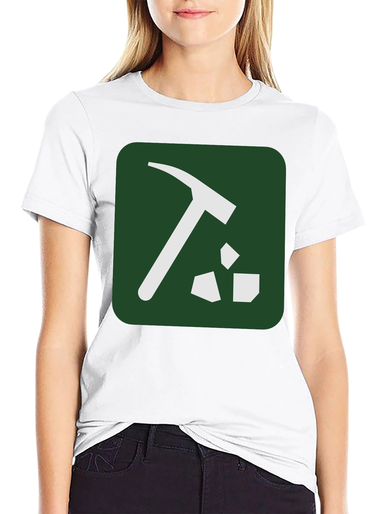 Mining Pickaxe Black T-Shirt