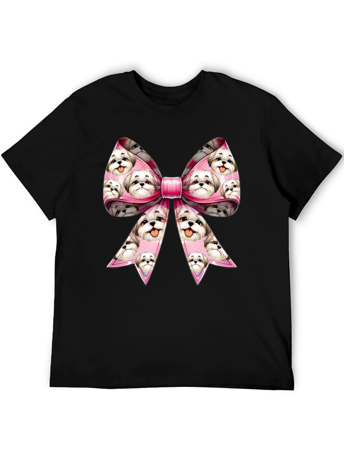 Shih Tzu Dog Bow T-Shirt