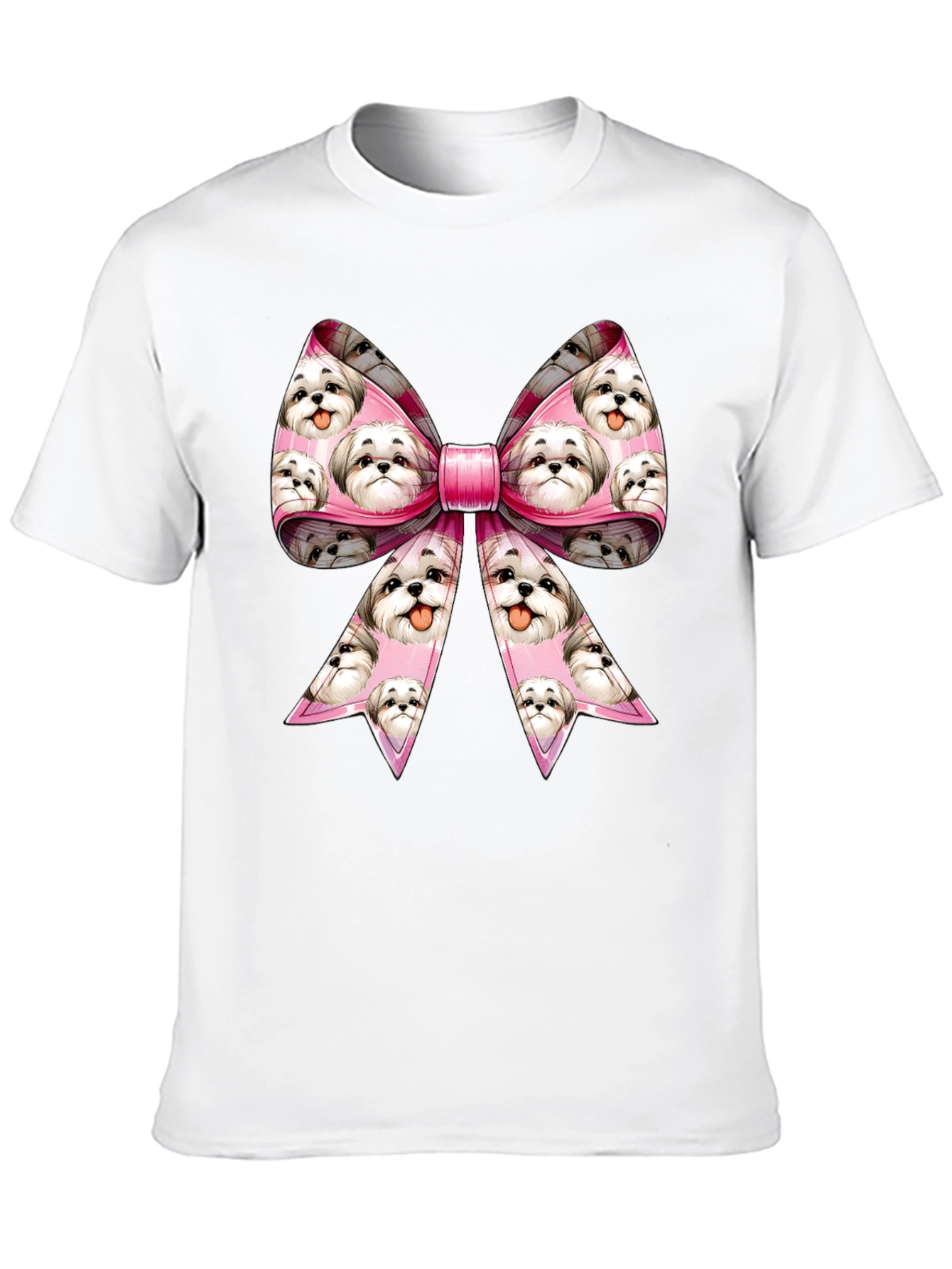 Shih Tzu Dog Bow T-Shirt
