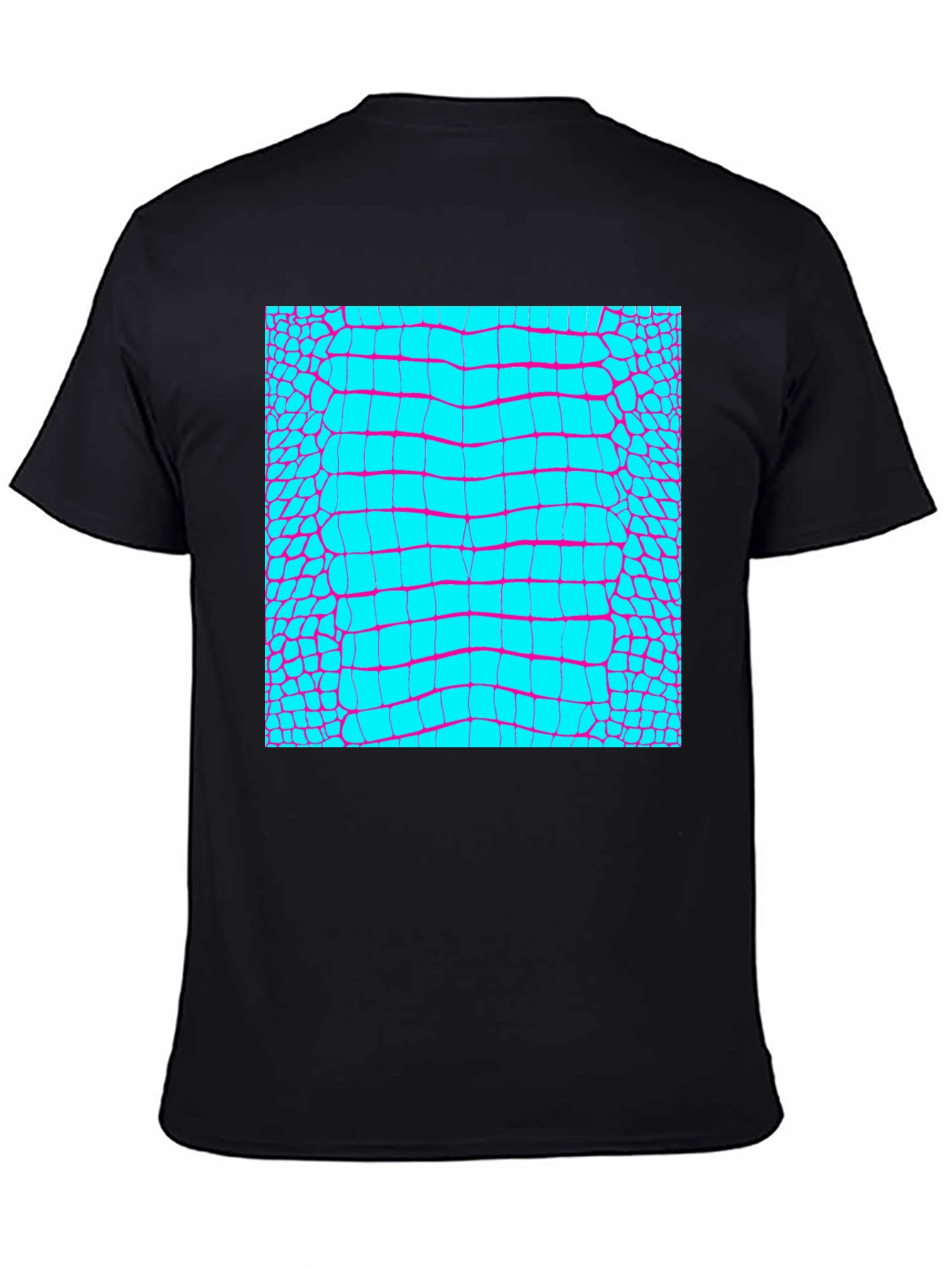 Reptile Skin Graphic Tee - Trendy Alligator Print