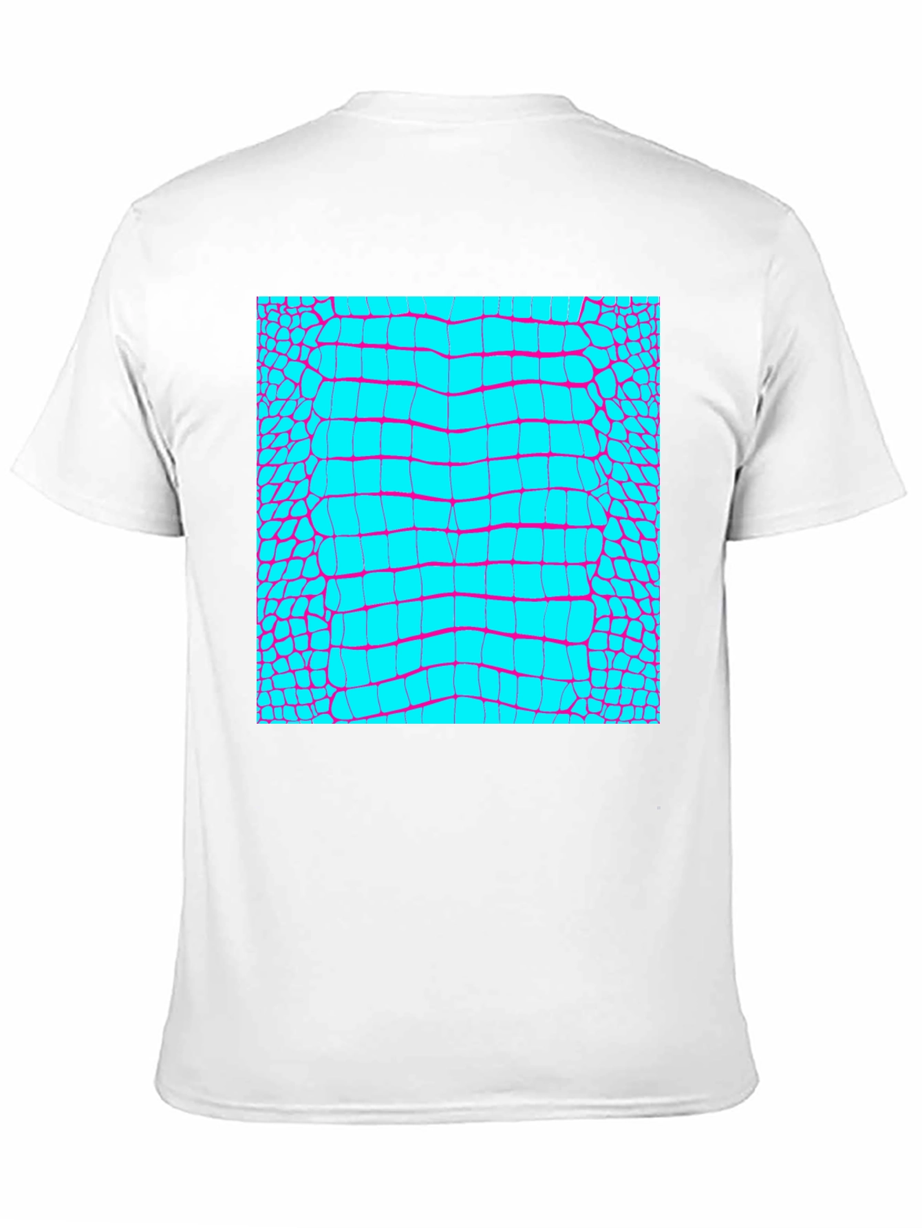 Reptile Skin Graphic Tee - Trendy Alligator Print