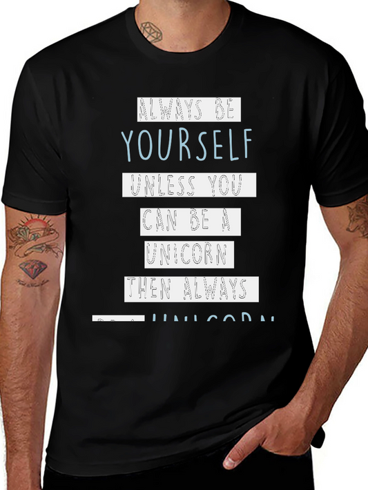 Always Be Yourself Unicorn Graphic Tee