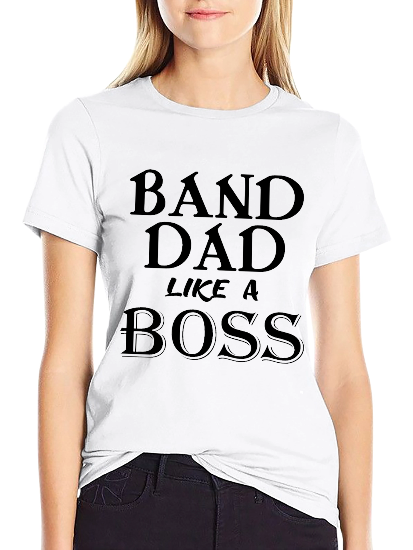 Band Dad Like a Boss - Graphic T-Shirt