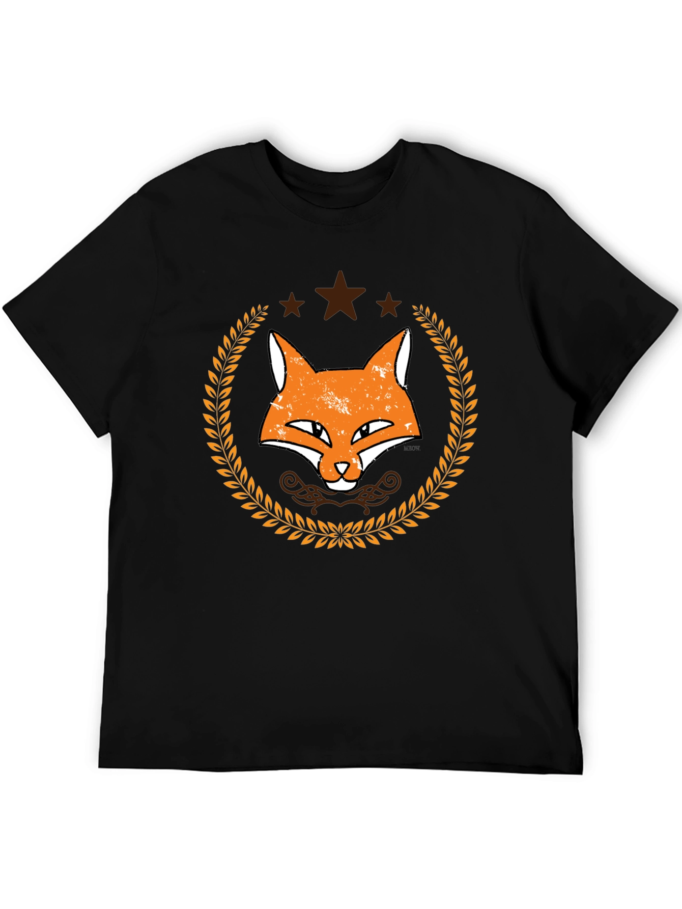 Fox Head Graphic Tee - Stylish & Unique