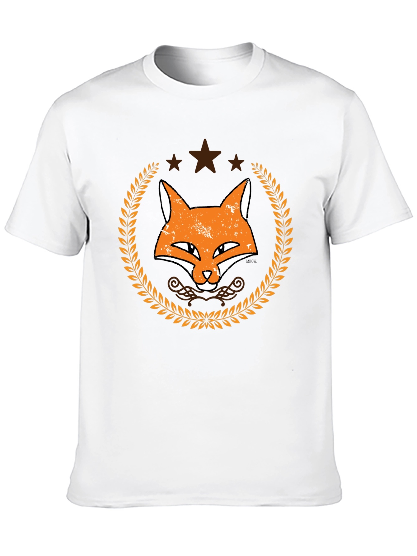 Fox Head Graphic Tee - Stylish & Unique