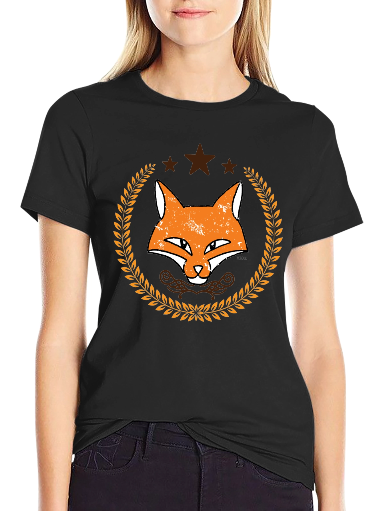 Fox Head Graphic Tee - Stylish & Unique