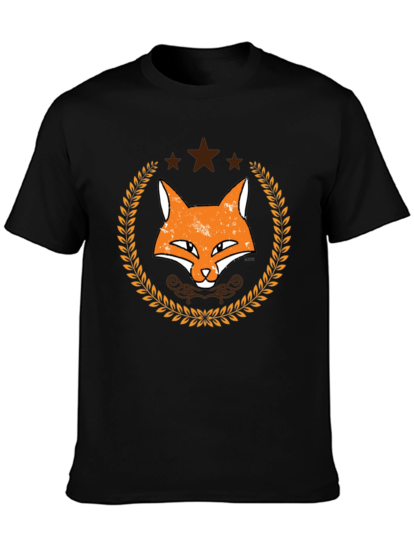 Fox Head Graphic Tee - Stylish & Unique