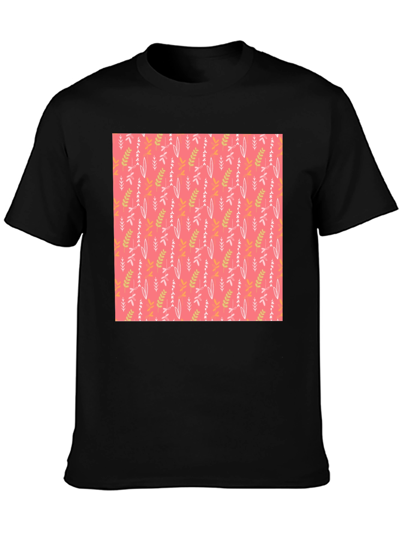 Floral Pattern T-Shirt - Stylish Casual Wear