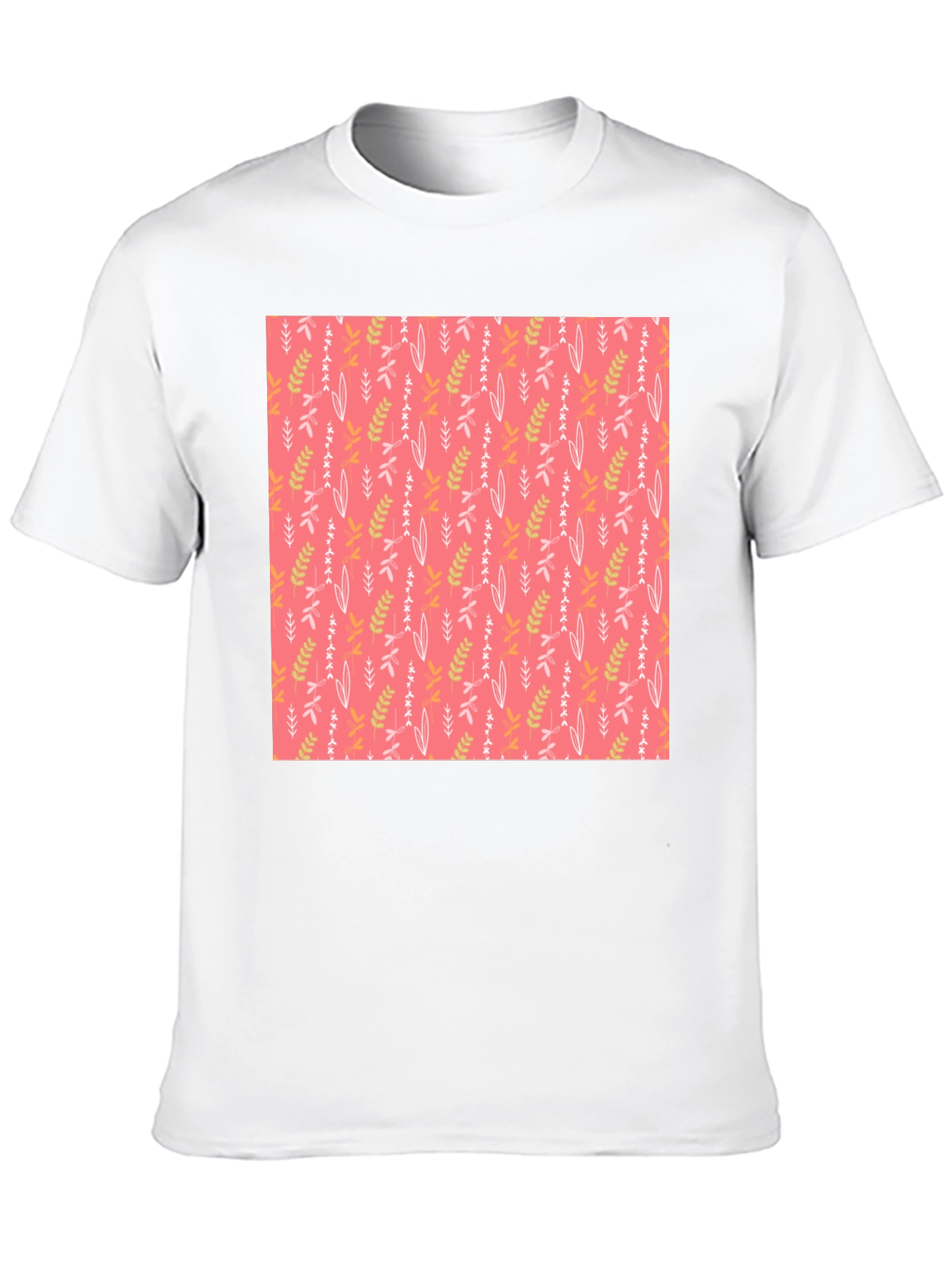 Floral Pattern T-Shirt - Stylish Casual Wear