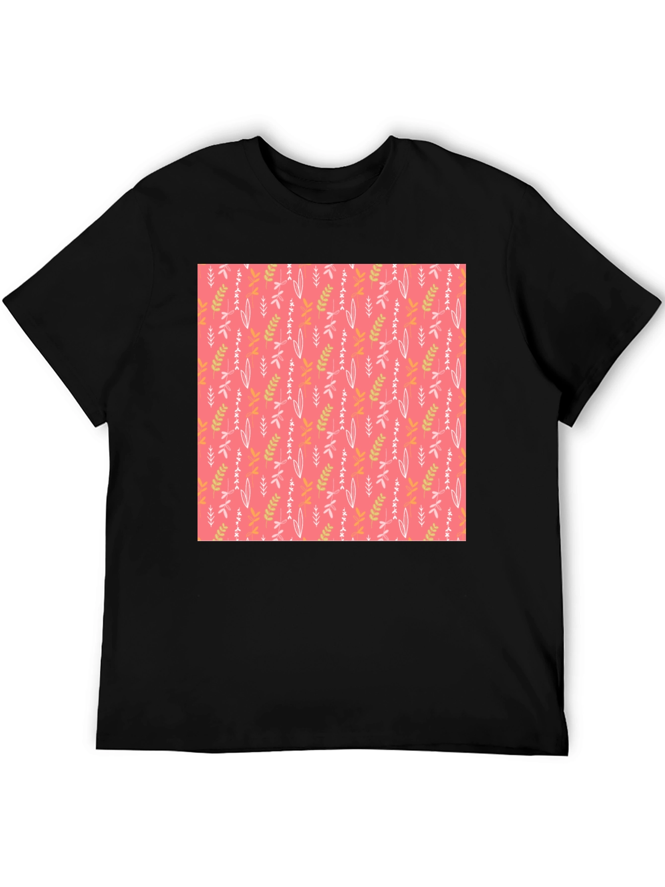 Floral Pattern T-Shirt - Stylish Casual Wear