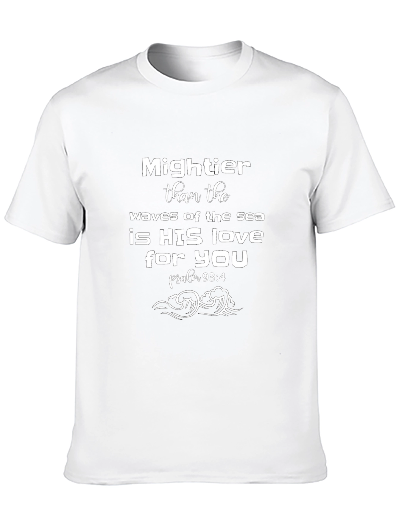 Mightier Than The Waves Graphic T-Shirt