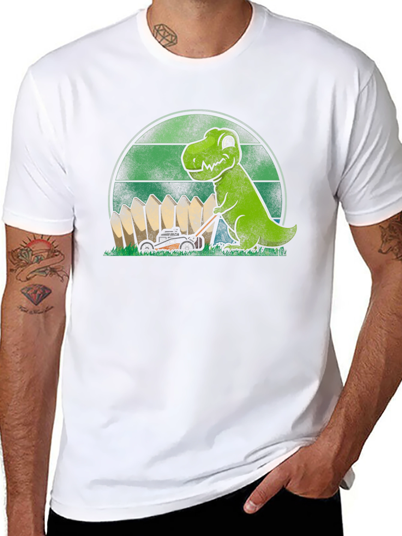 Dino Lawn Care T-Shirt