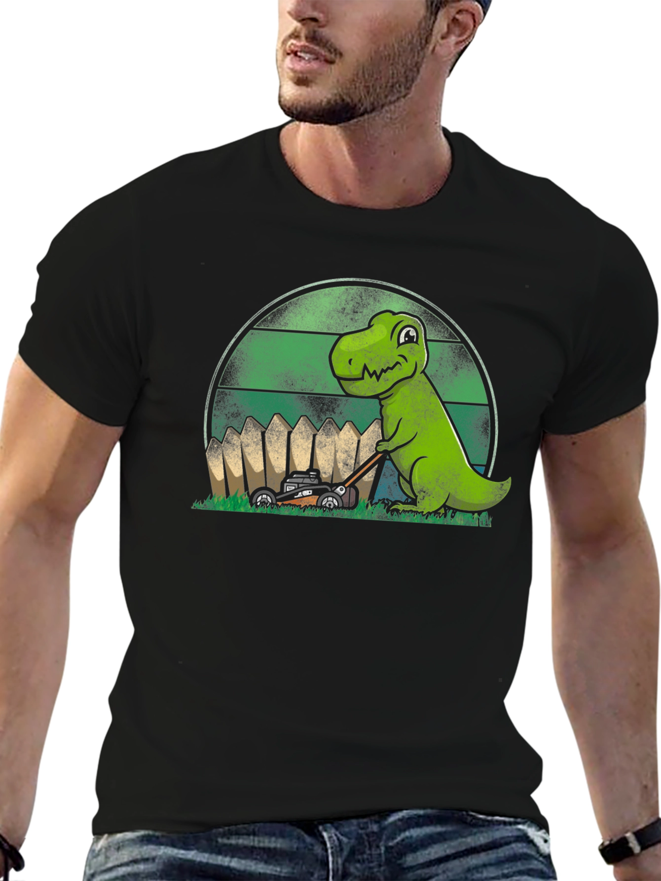 Dino Lawn Care T-Shirt
