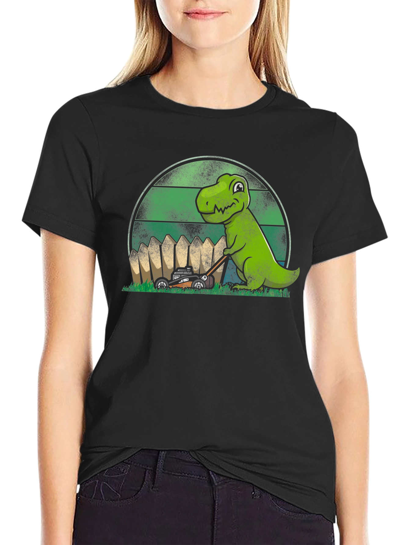 Dino Lawn Care T-Shirt