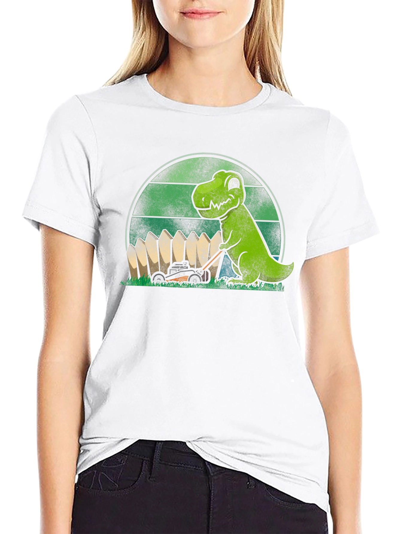 Dino Lawn Care T-Shirt