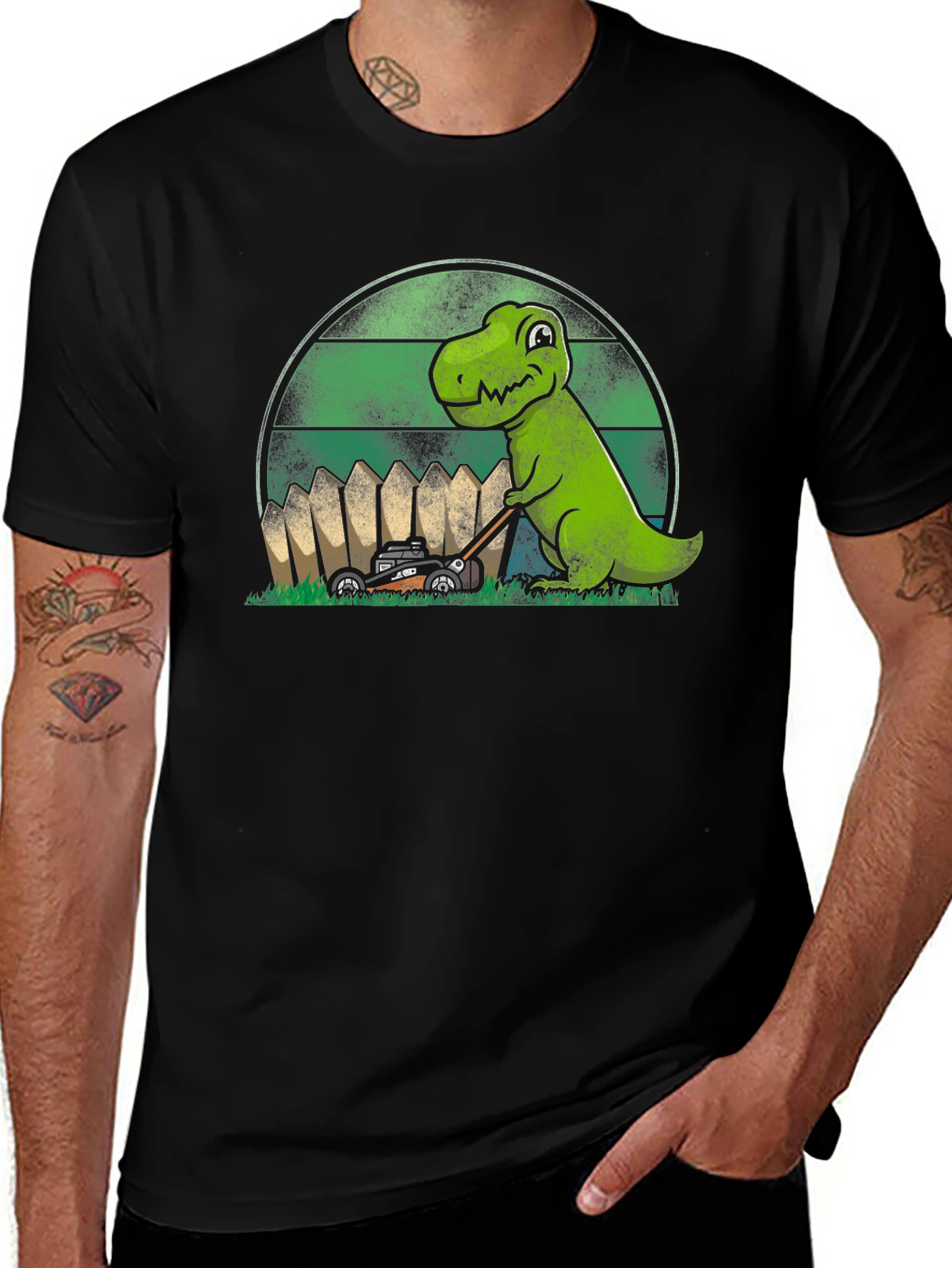 Dino Lawn Care T-Shirt